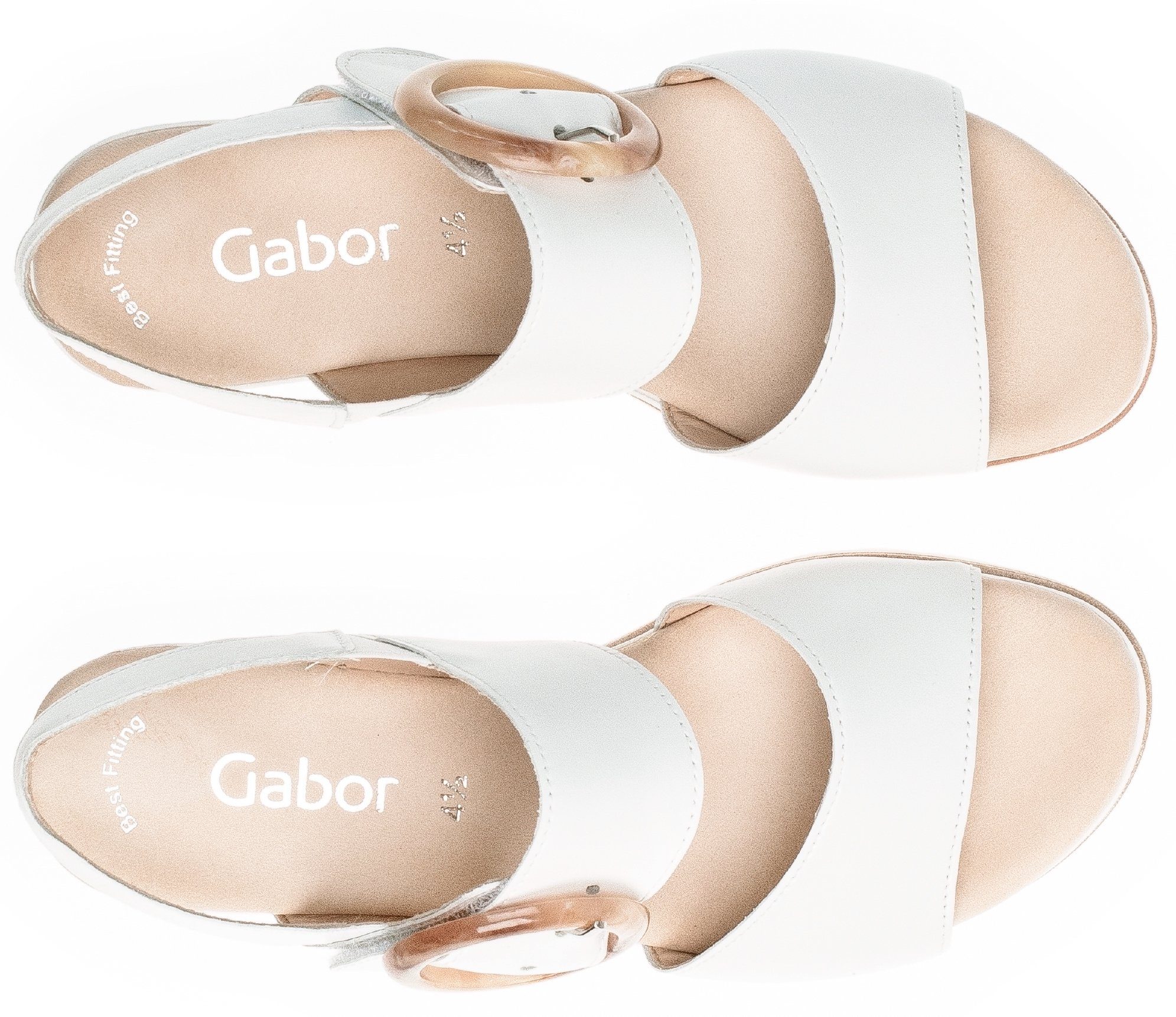 Gabor Sleehaksandaaltjes zomerschoen, sandaal, sleehak, met gabor best fitting-uitrusting