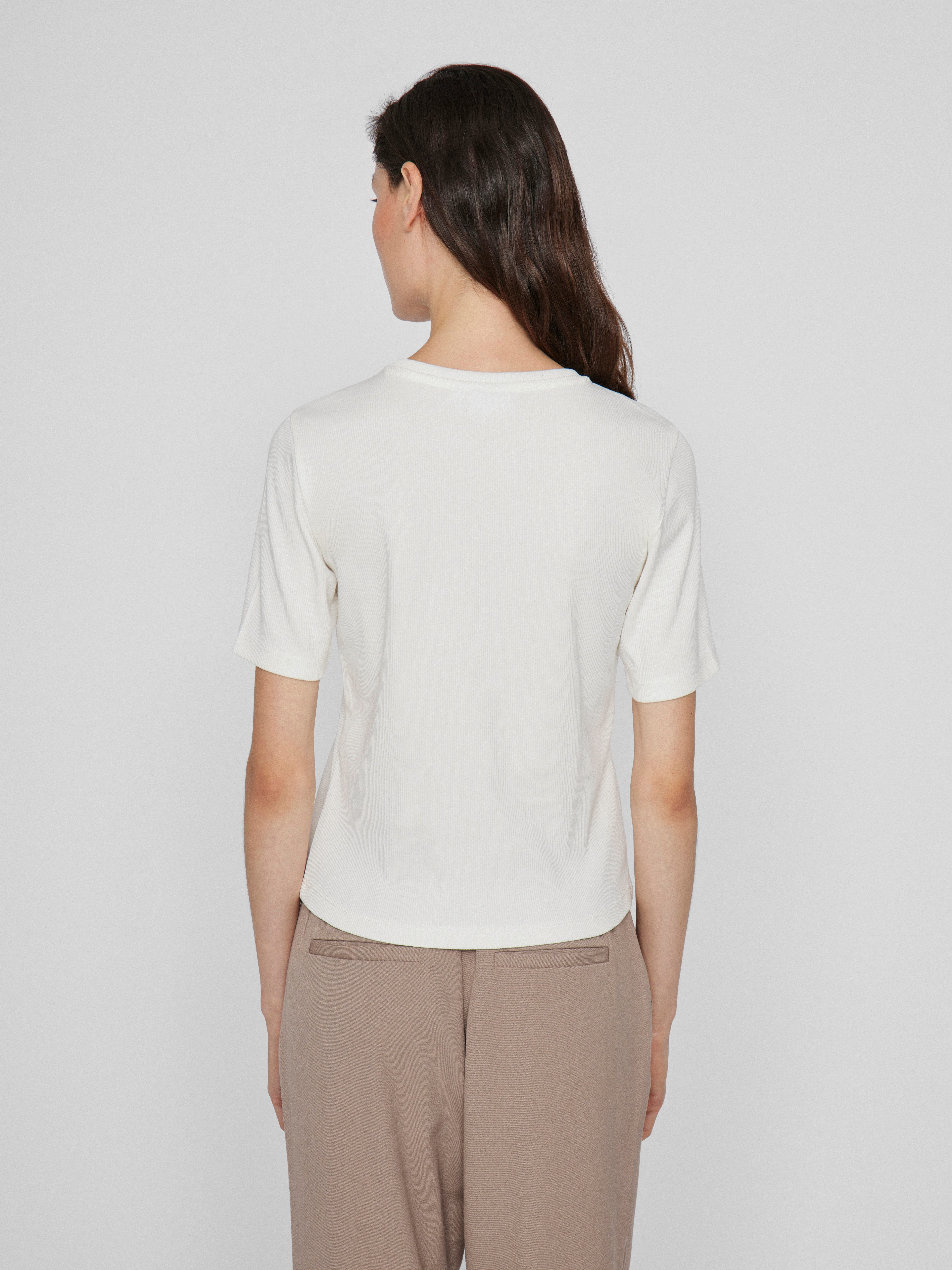 Vila Shirt met korte mouwen VISOLA S/S T-SHIRT - NOOS