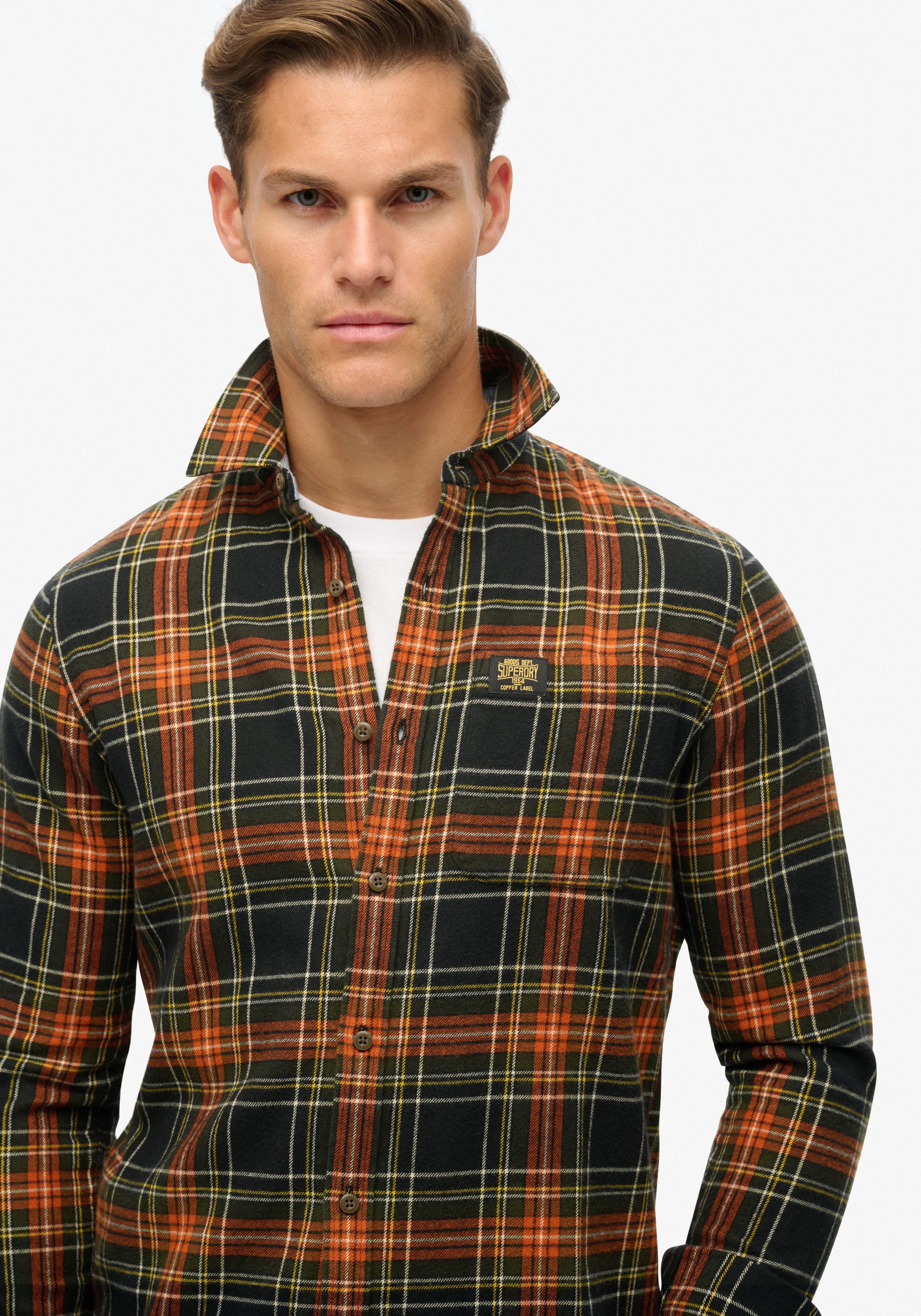 Superdry Overhemd met lange mouwen Organic Cotton Lumberjack Check Shirt