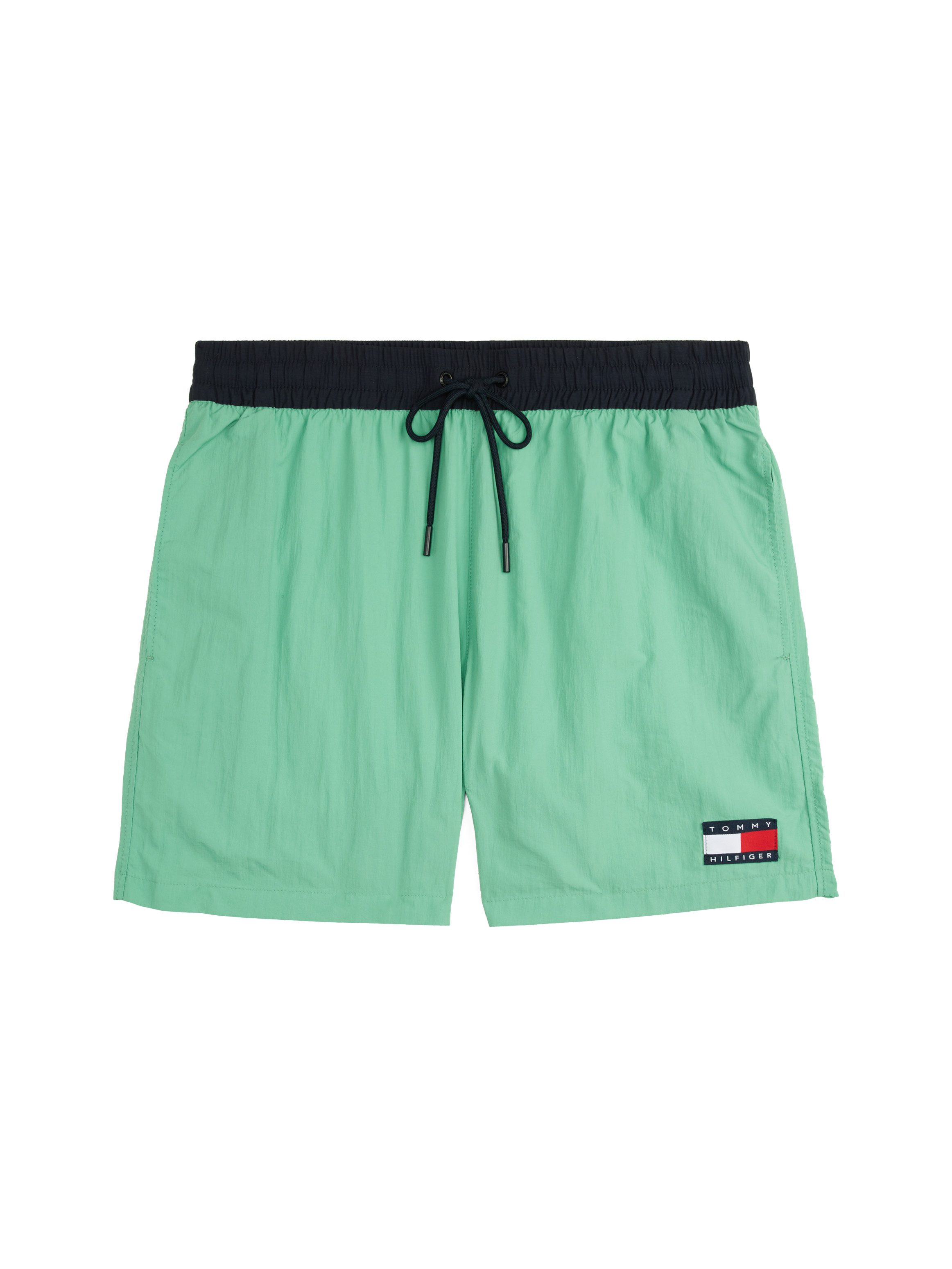 Tommy Hilfiger Swimwear Zwemshort MEDIUM DRAWSTRING met logo-patch, met contrasterende band