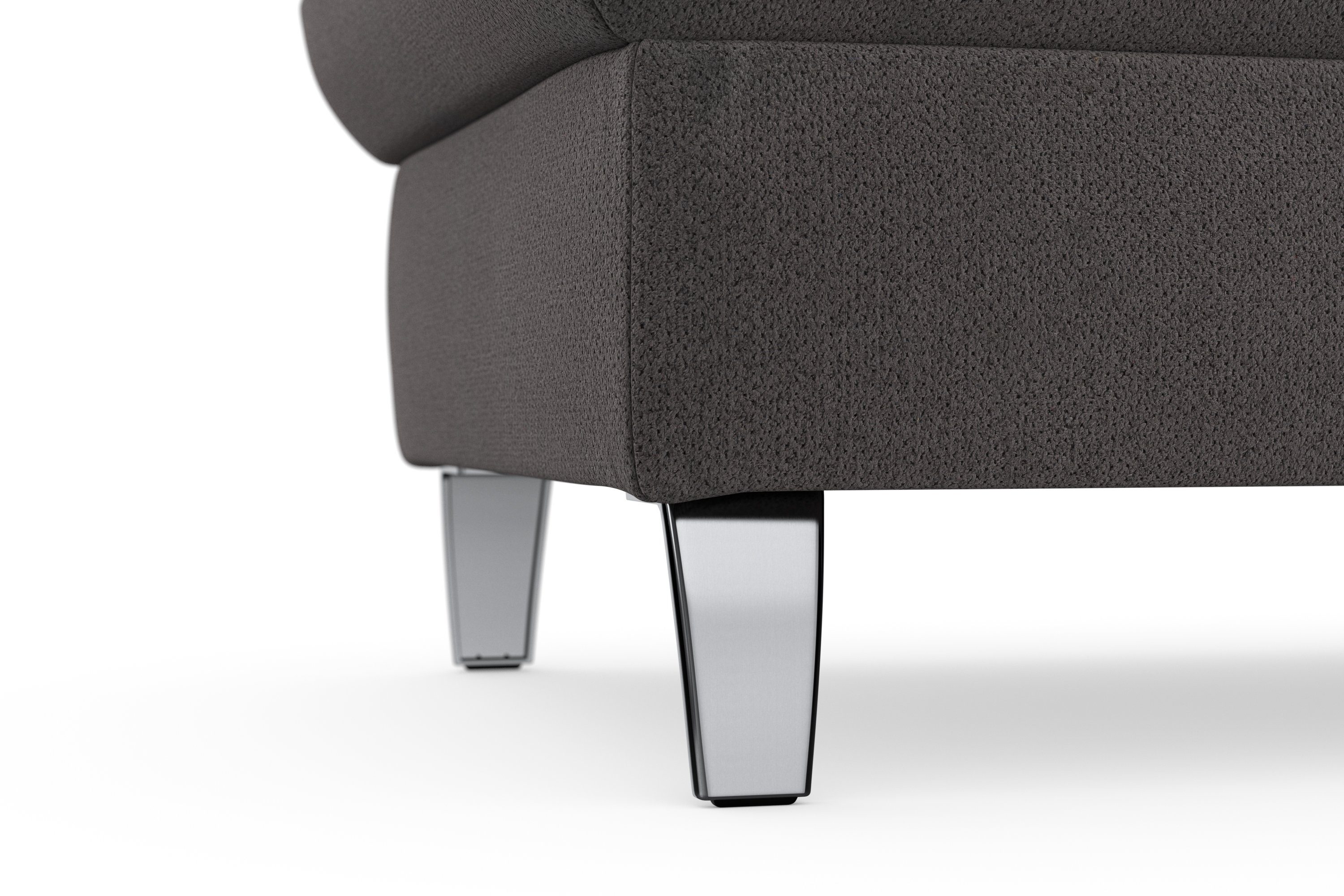 sit&more Hocker met bergruimte Maggiore met bergruimte en moderne metalen poten