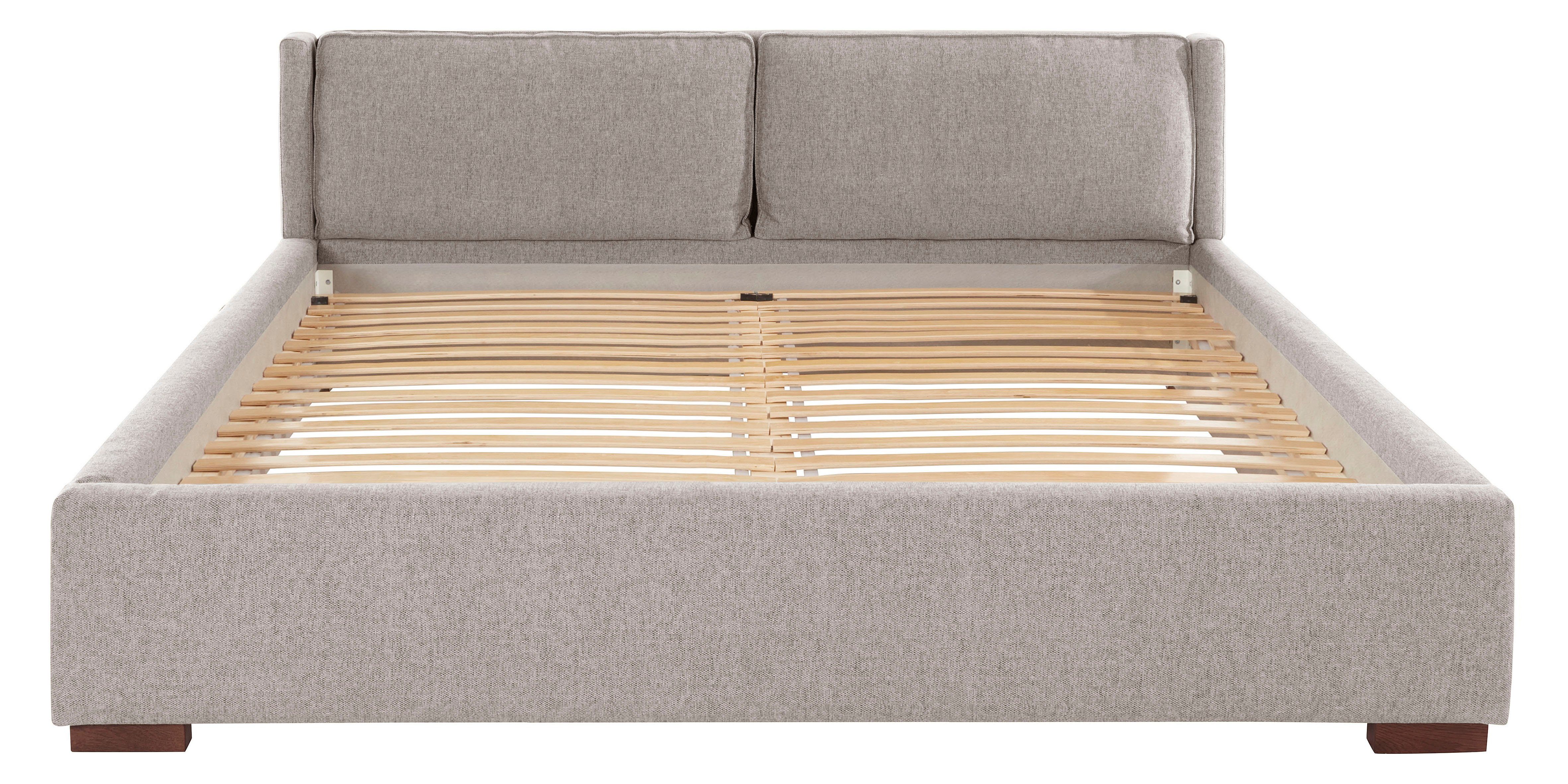 Home affaire Gestoffeerd bed Annera, kussenvulling met veren Inclusief lattenbodem, ligoppervlak 140 of 180 cm kiesbaar