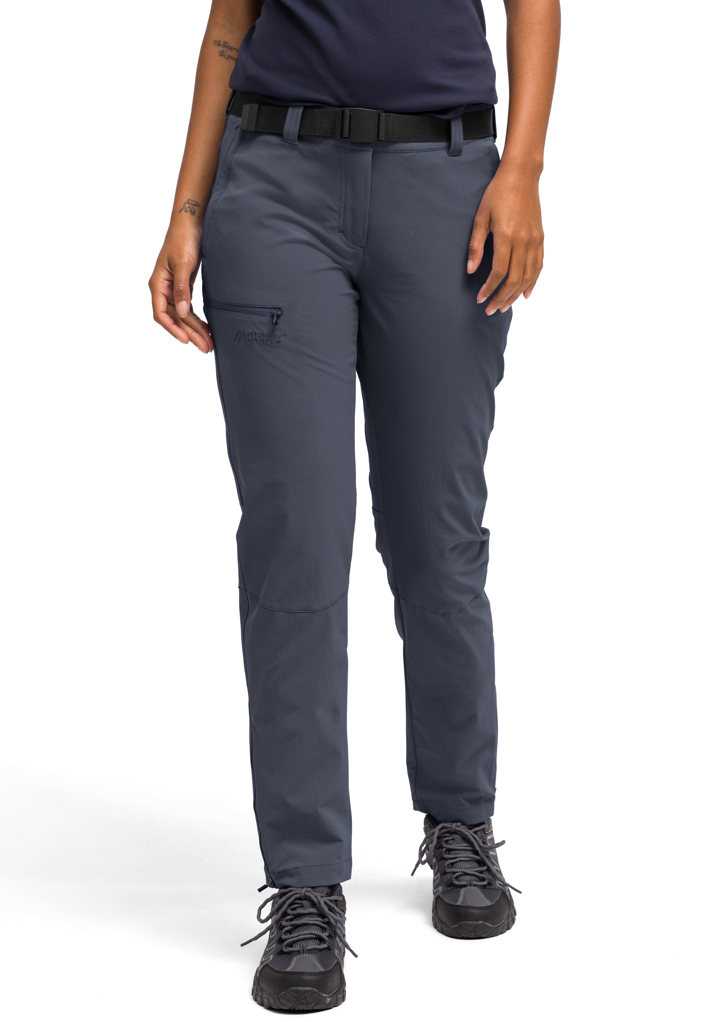 Maier Sports Functionele broek Inara slim Heren wandelbroek, ademende outdoor-broek, 4 zakken, slim fit