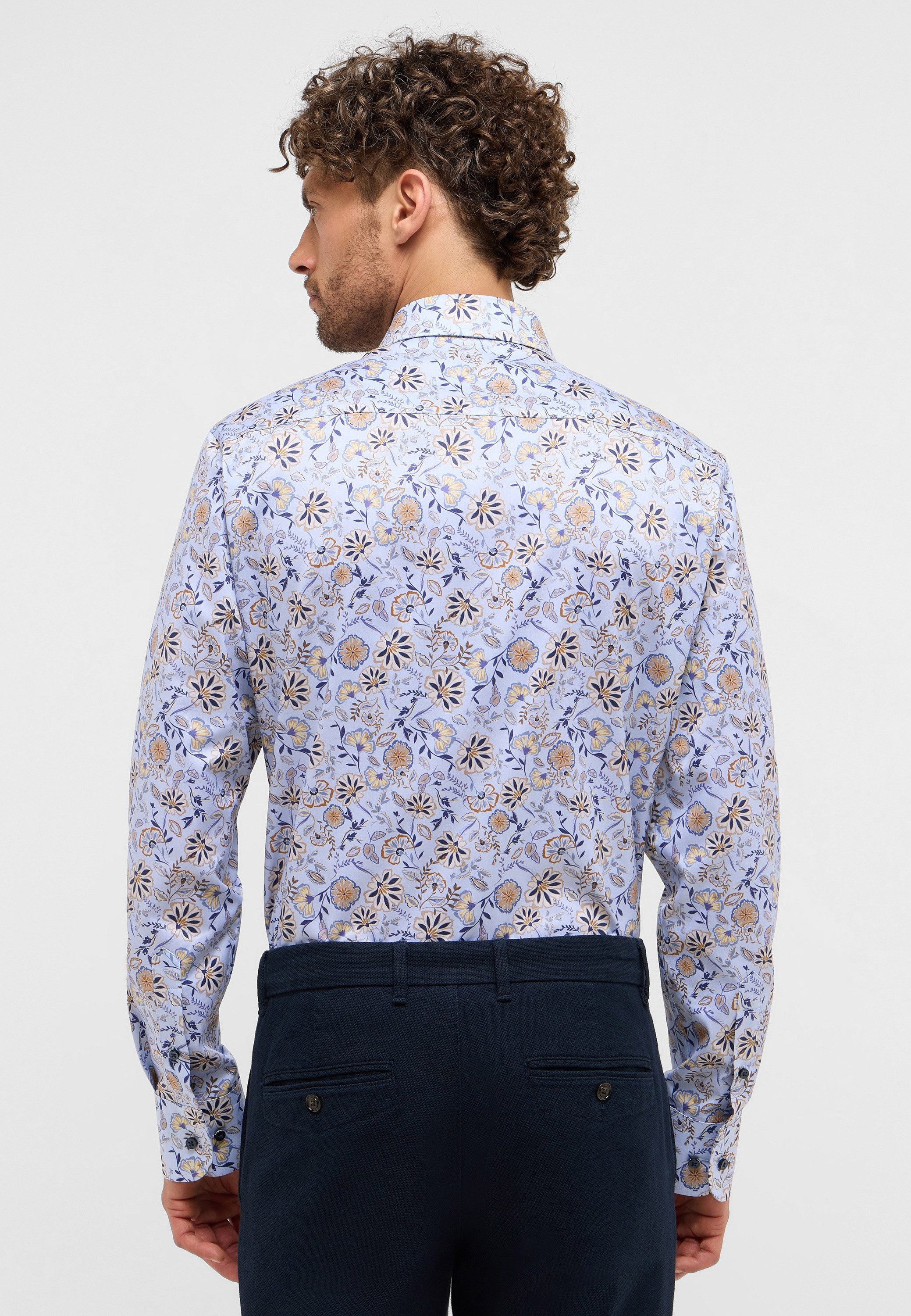 Eterna Overhemd met lange mouwen Slim fit NON IRON (strijkvrij)