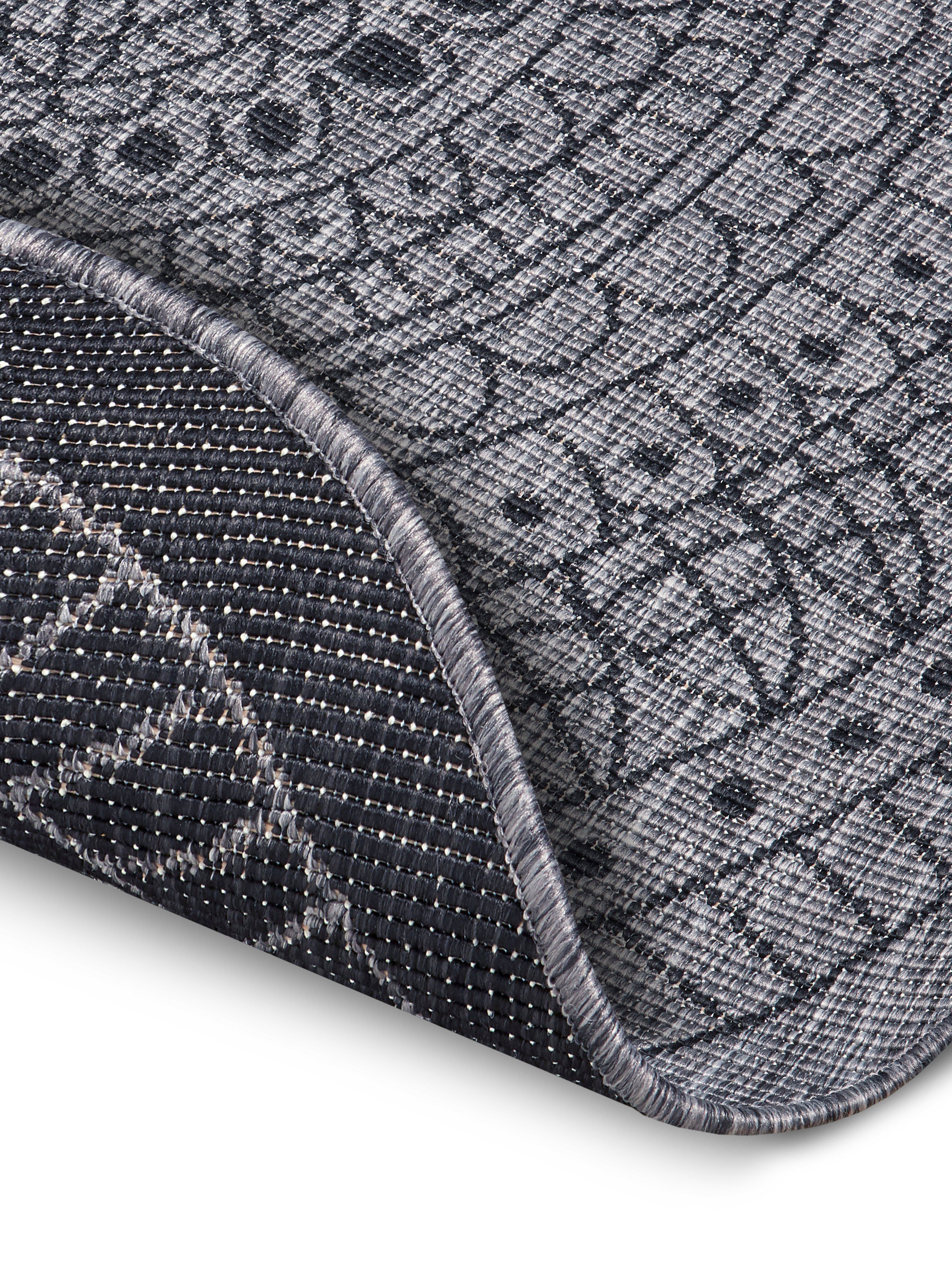 NORTHRUGS Vloerkleed Porto tweezijdig te gebruiken kleed Geschikt voor binnen en buiten, weerbestendig, balkon, tuin, woonkamer, waterbestendig