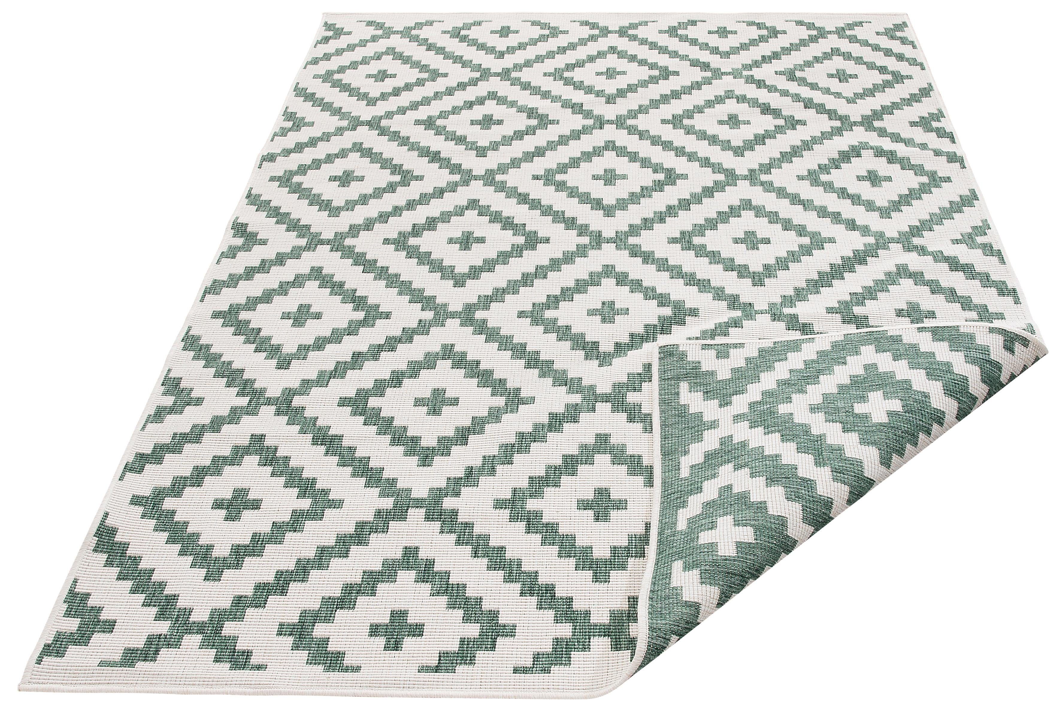 my home Vloerkleed Ronda tweezijdig te gebruiken kleed Sisal-look, platweefsel, in- en outdoor, geometrisch boho design