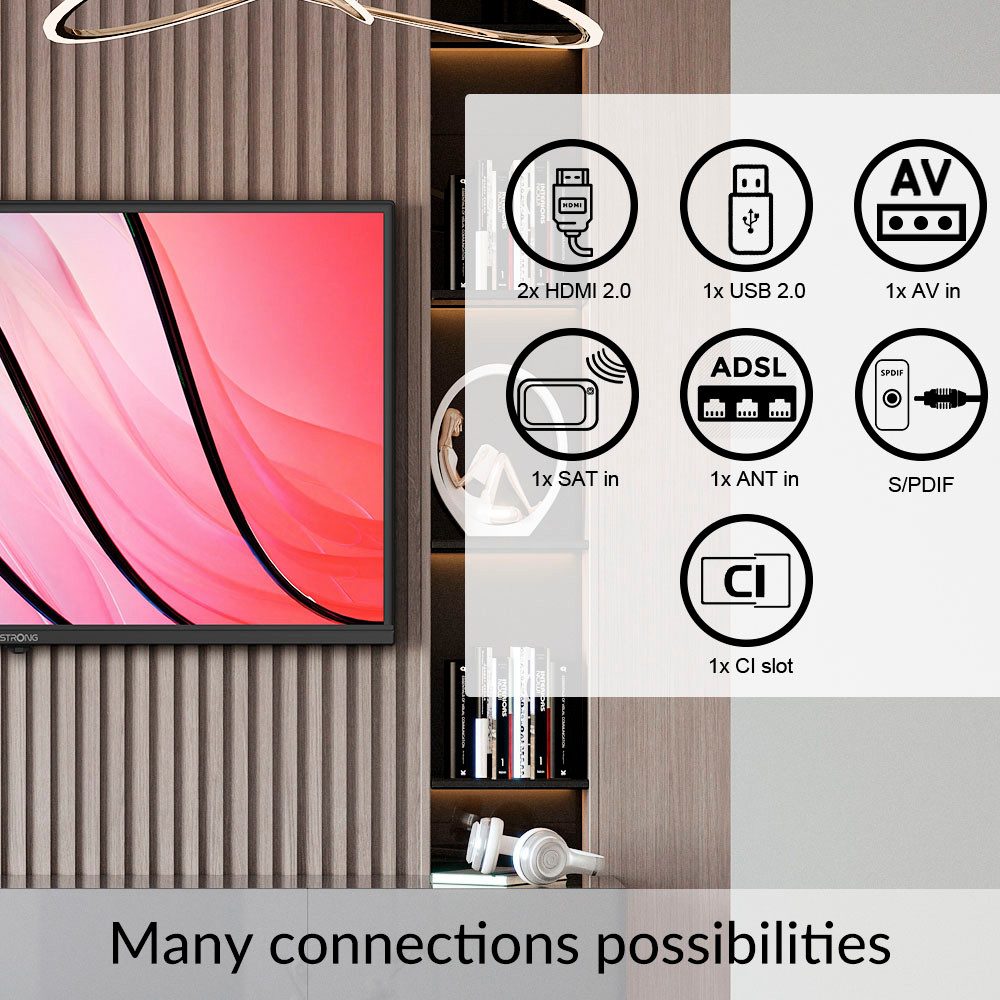 Strong LCD-led-TV 32" HD TV SRT 32HF2003, 80 cm / 32", HD