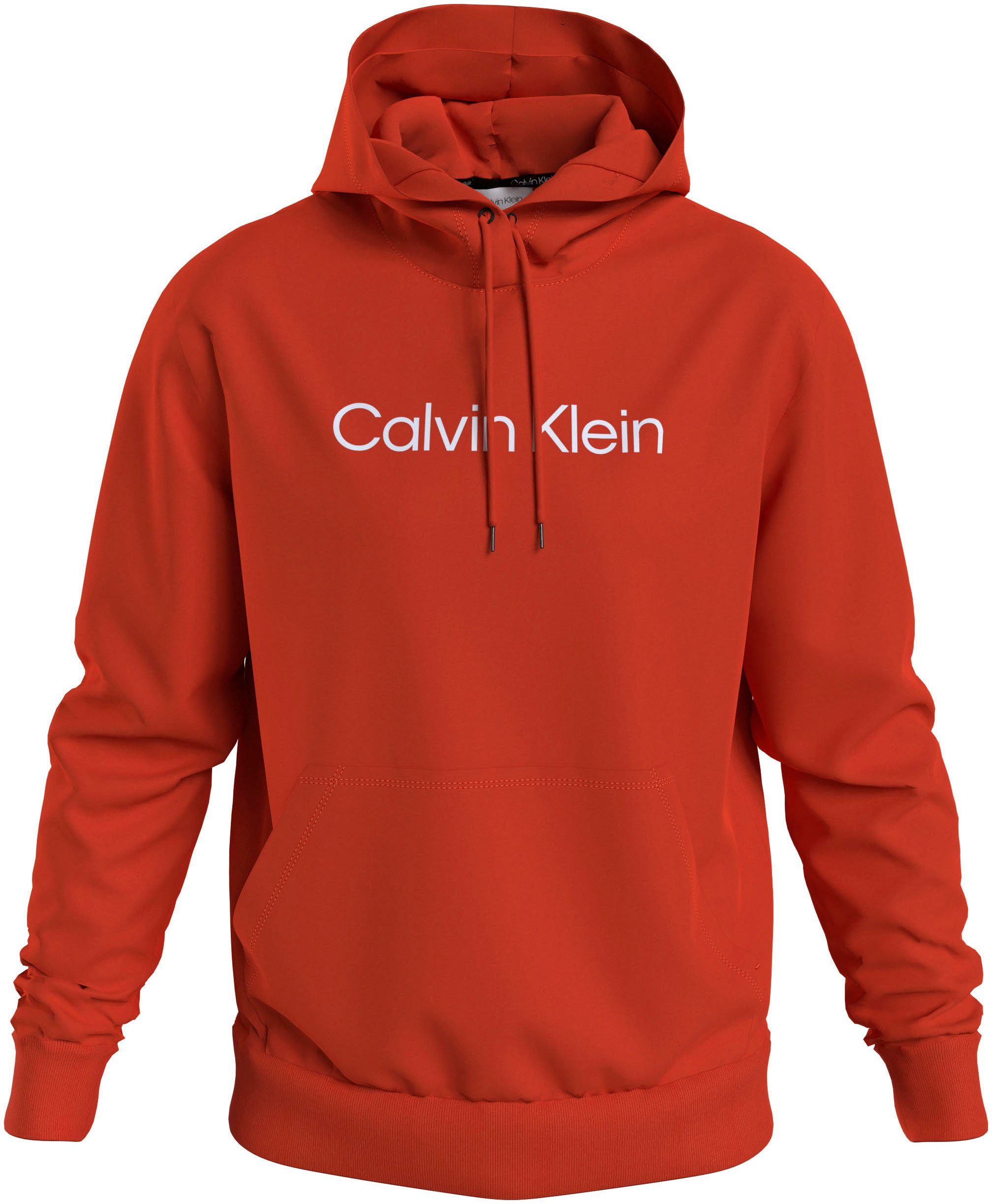calvin klein hoodie bt_hero logo comfort hoodie oranje