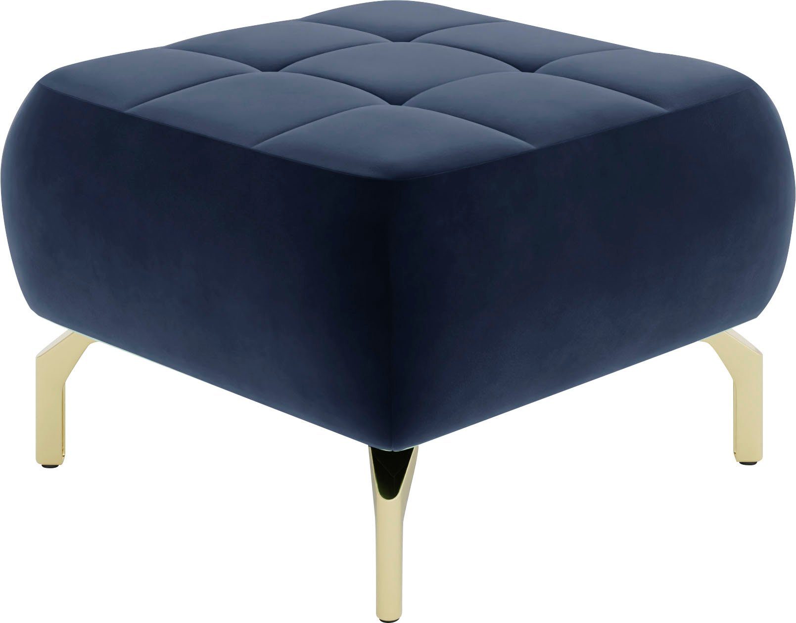 sit&more Hocker Orient 1 goudkleurige metalen poten