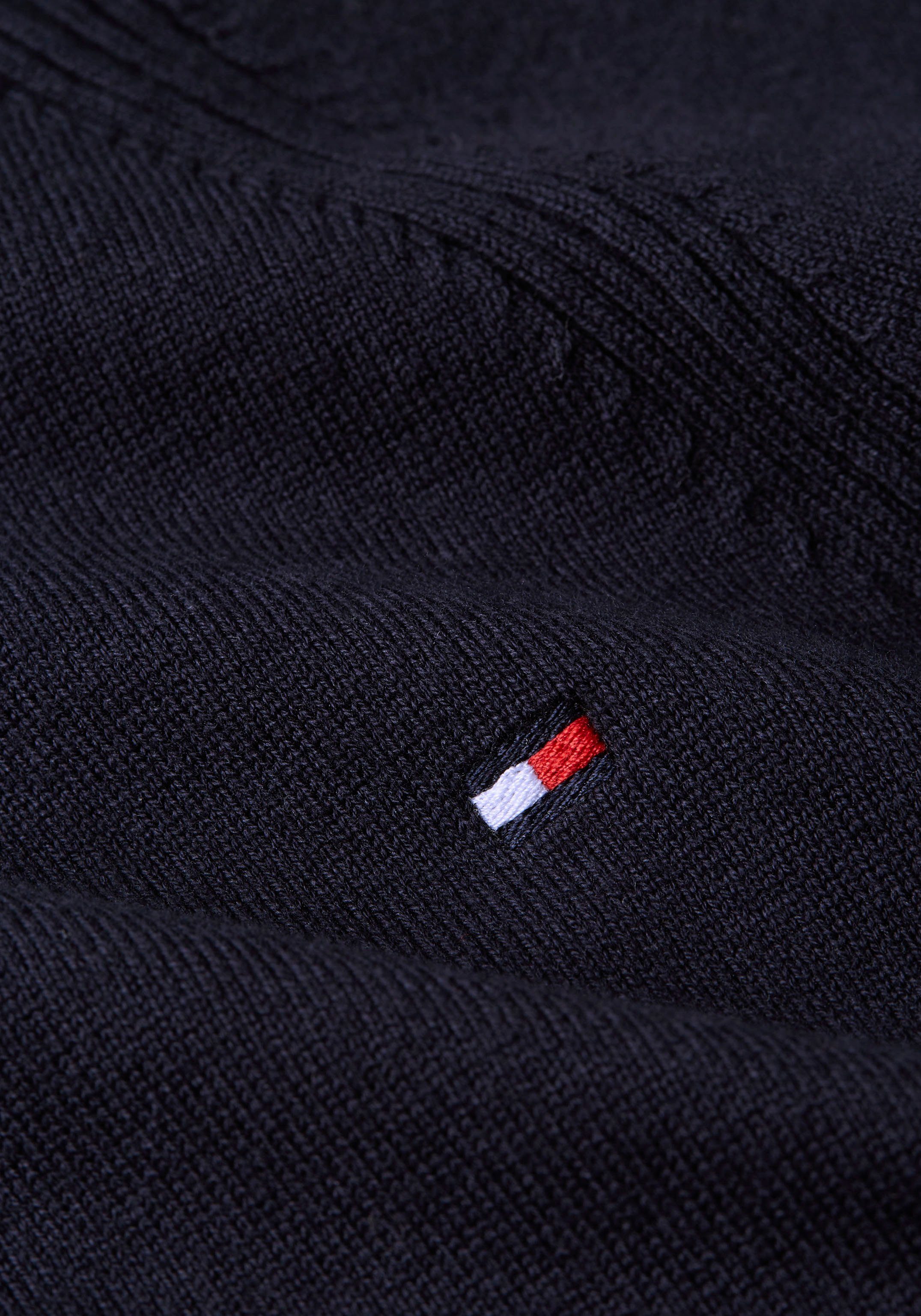 Tommy Hilfiger Jerseyjurk CO JERSEY STITCH F&F DRESS met logoborduursel op borsthoogte