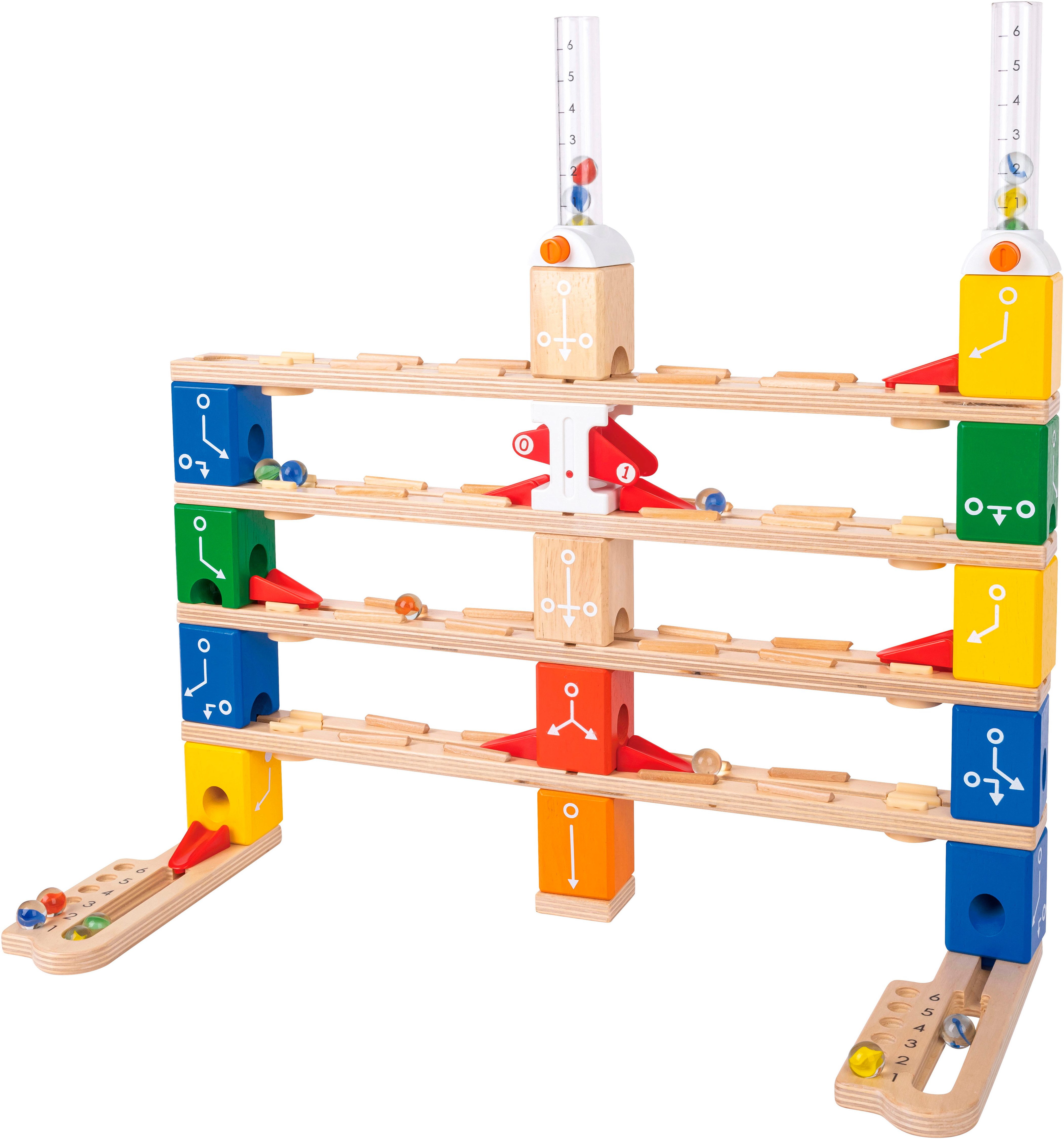 Hape Knikkerbaan Quadrilla starter coderingsset (85-delig)