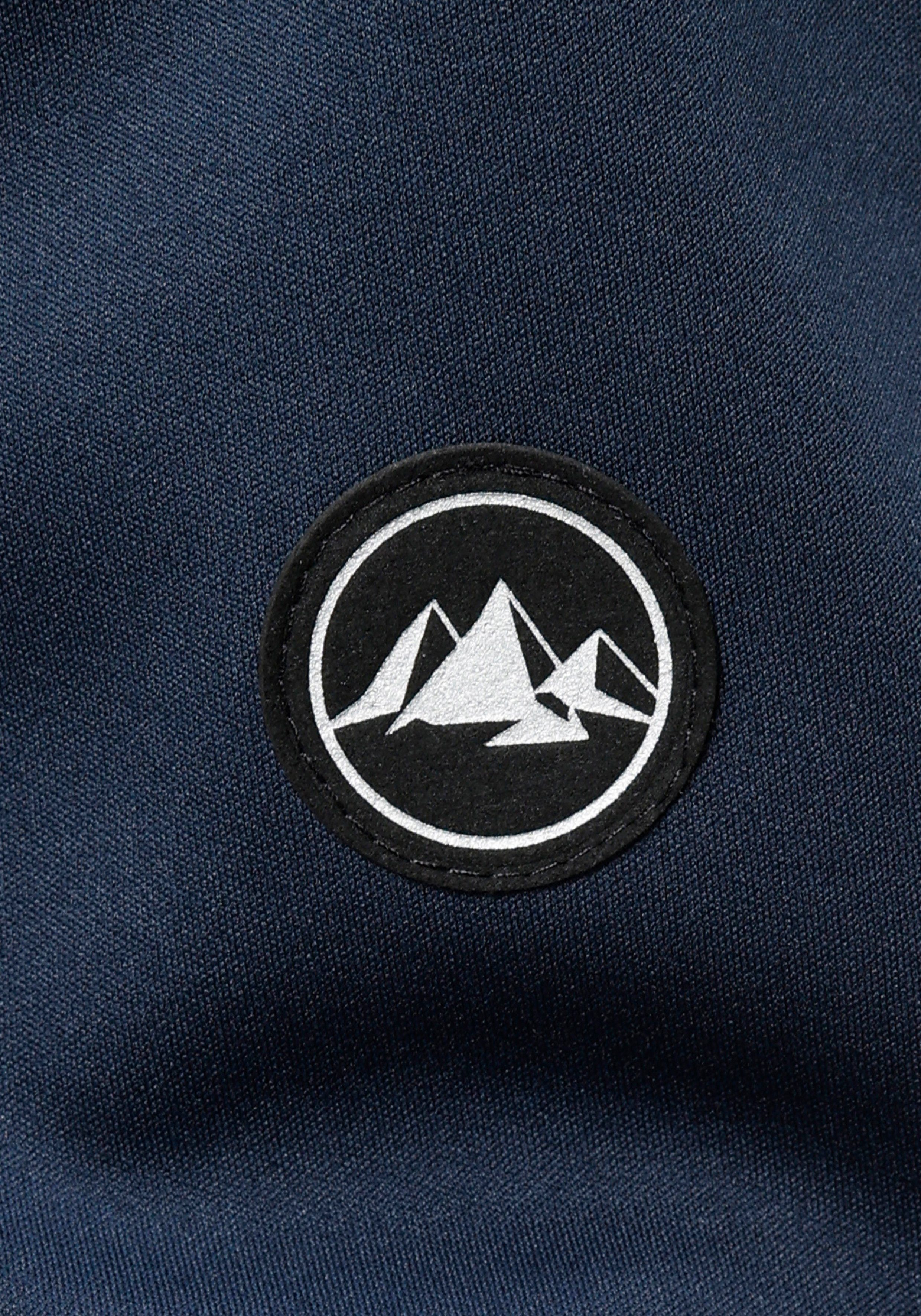 Polarino Softshell-jack waterafstotend, winddicht, fleece-gevoerde capuchon, ademend