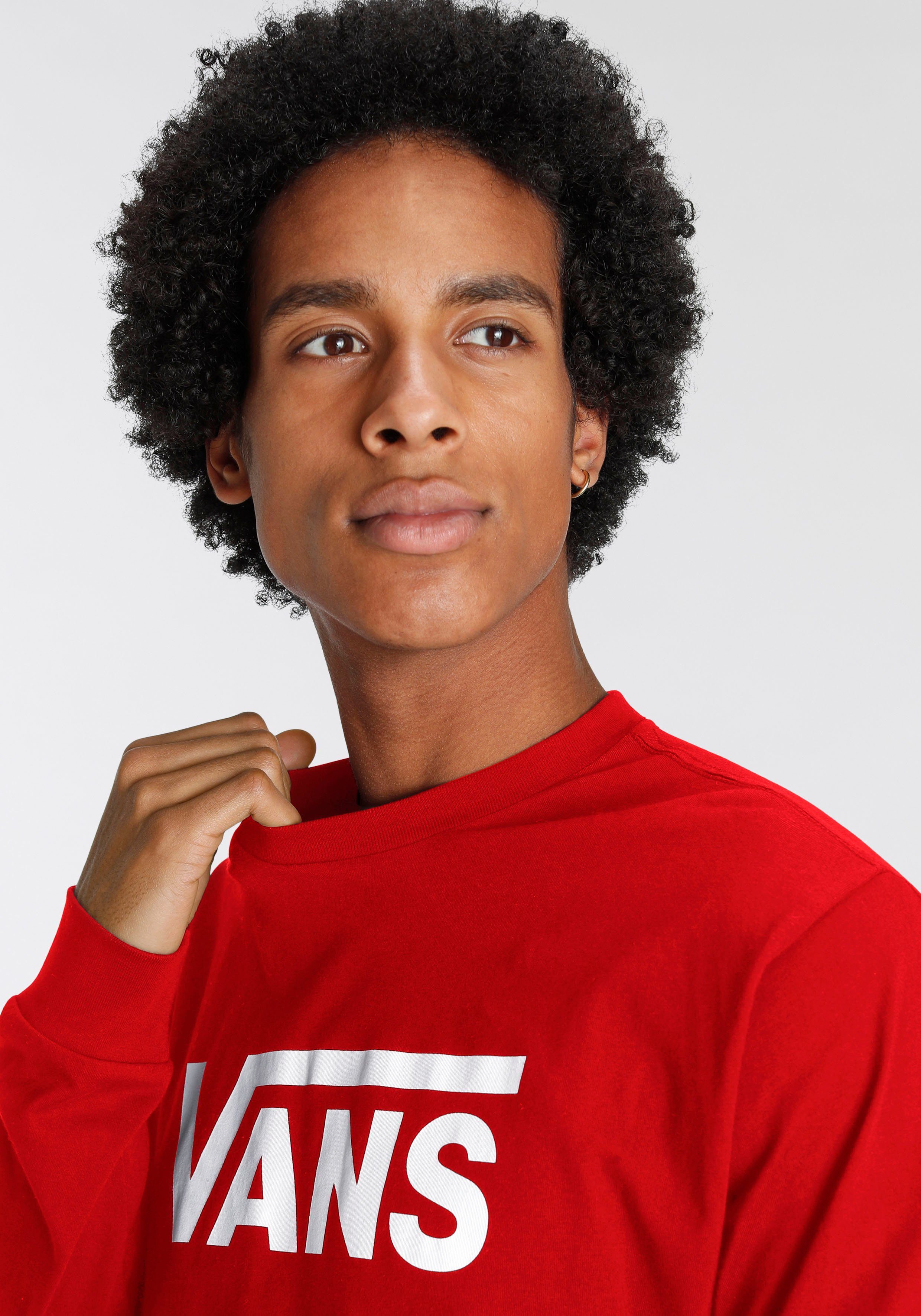 Vans Shirt met lange mouwen VANS CLASSIC LS met grote logoprint