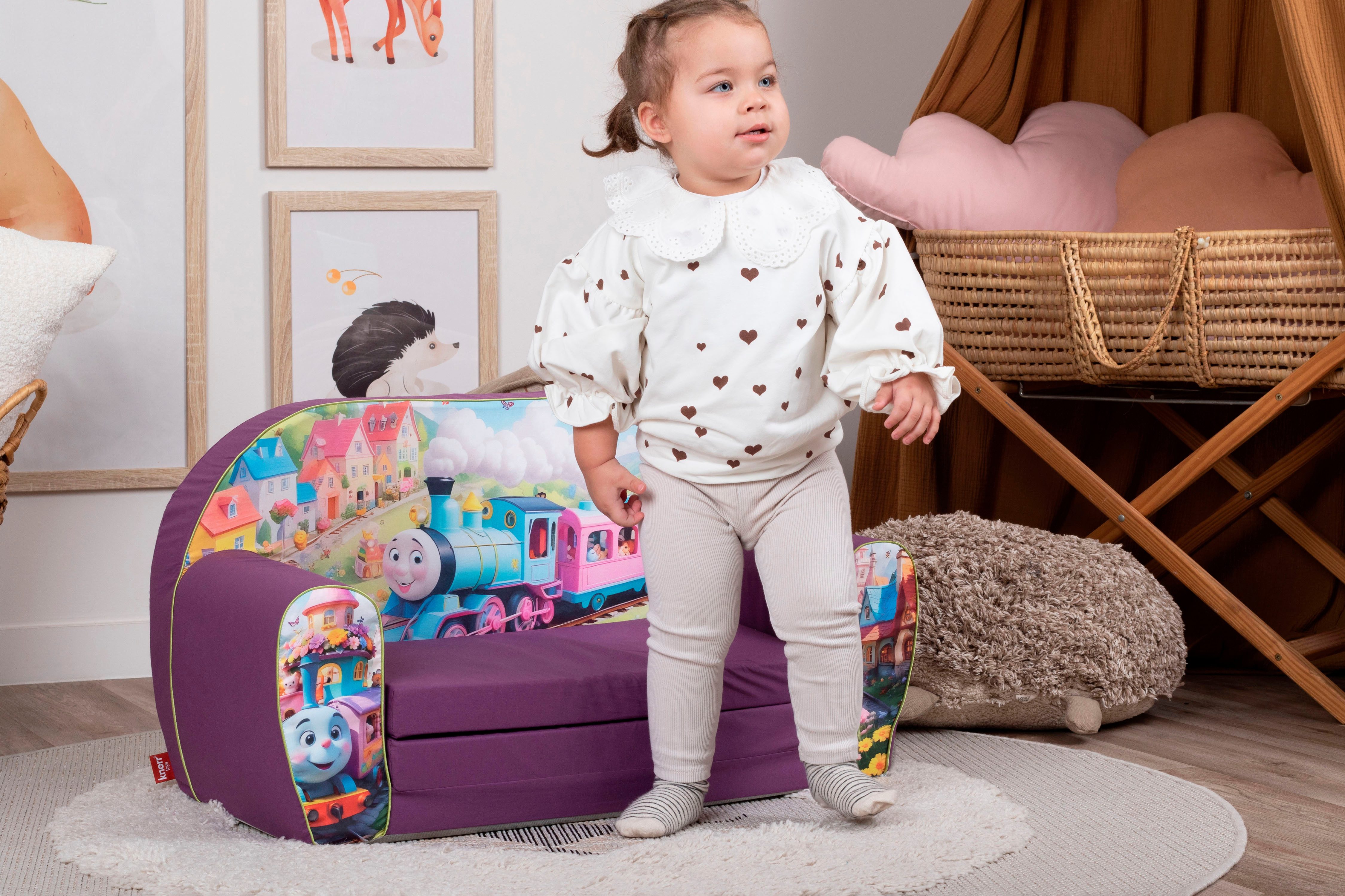 Knorrtoys® Bank Happy train voor kinderen, made in europe