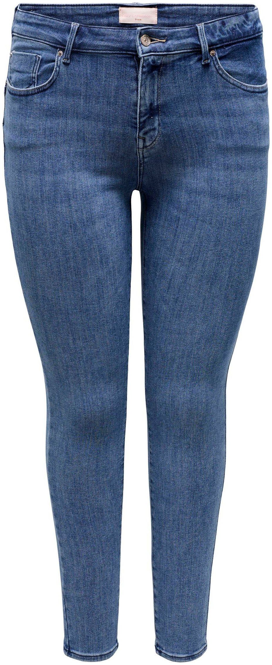 ONLY CARMAKOMA Skinny fit jeans CARPOWER MID SKINNY PUSH UP REA2981 NOOS