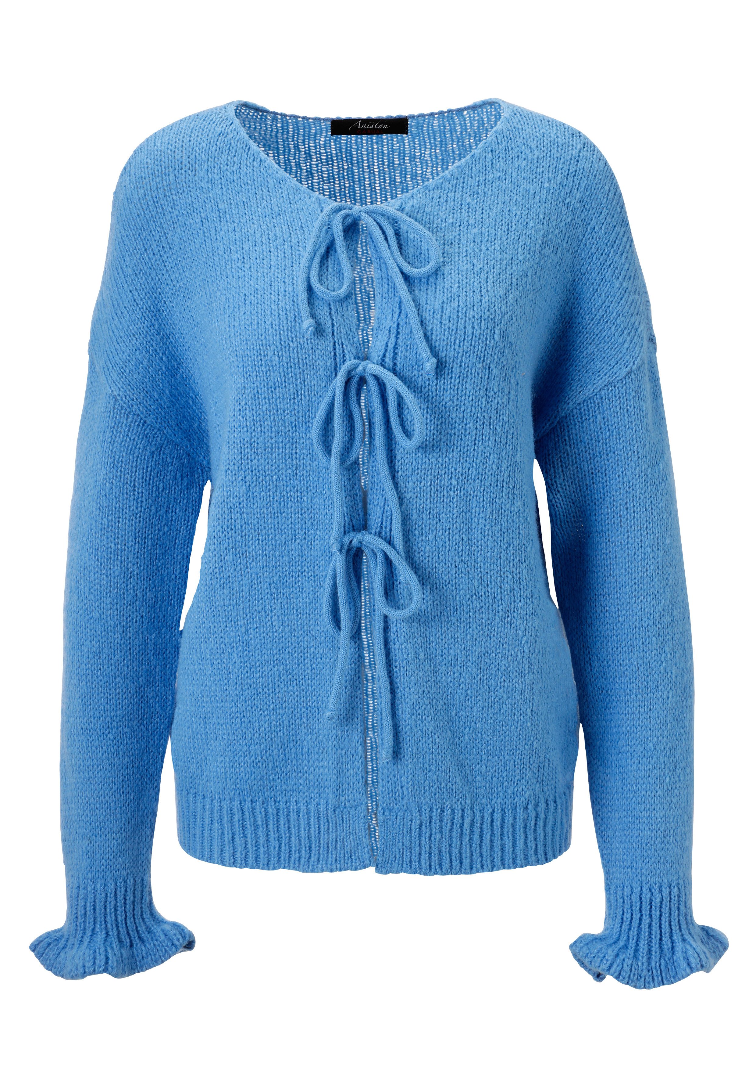 Aniston CASUAL Vest te sluiten met trendy strikbanden - nieuwe collectie