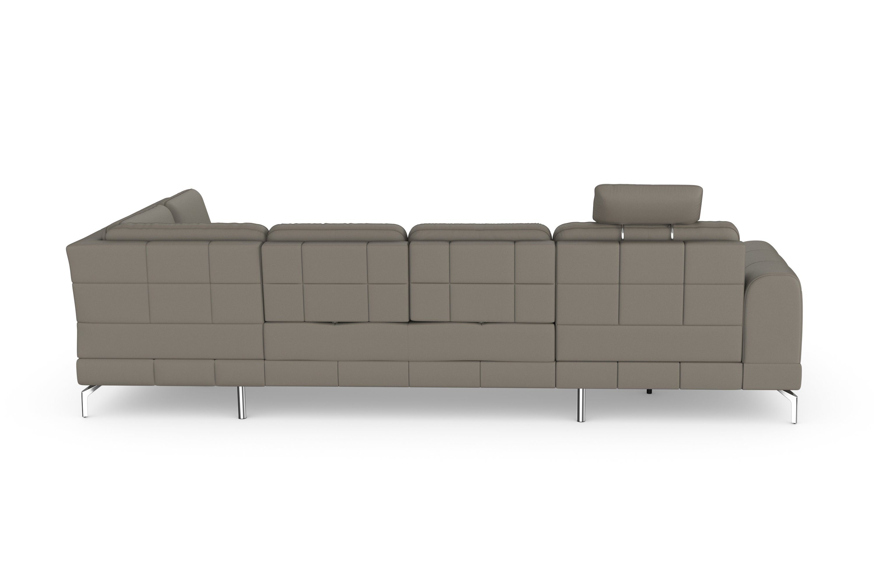 sit&more Zithoek Bendigo U-vorm inclusief zitdiepteverstelling, bodemvrijheid 15 cm, in 2 pootkleuren