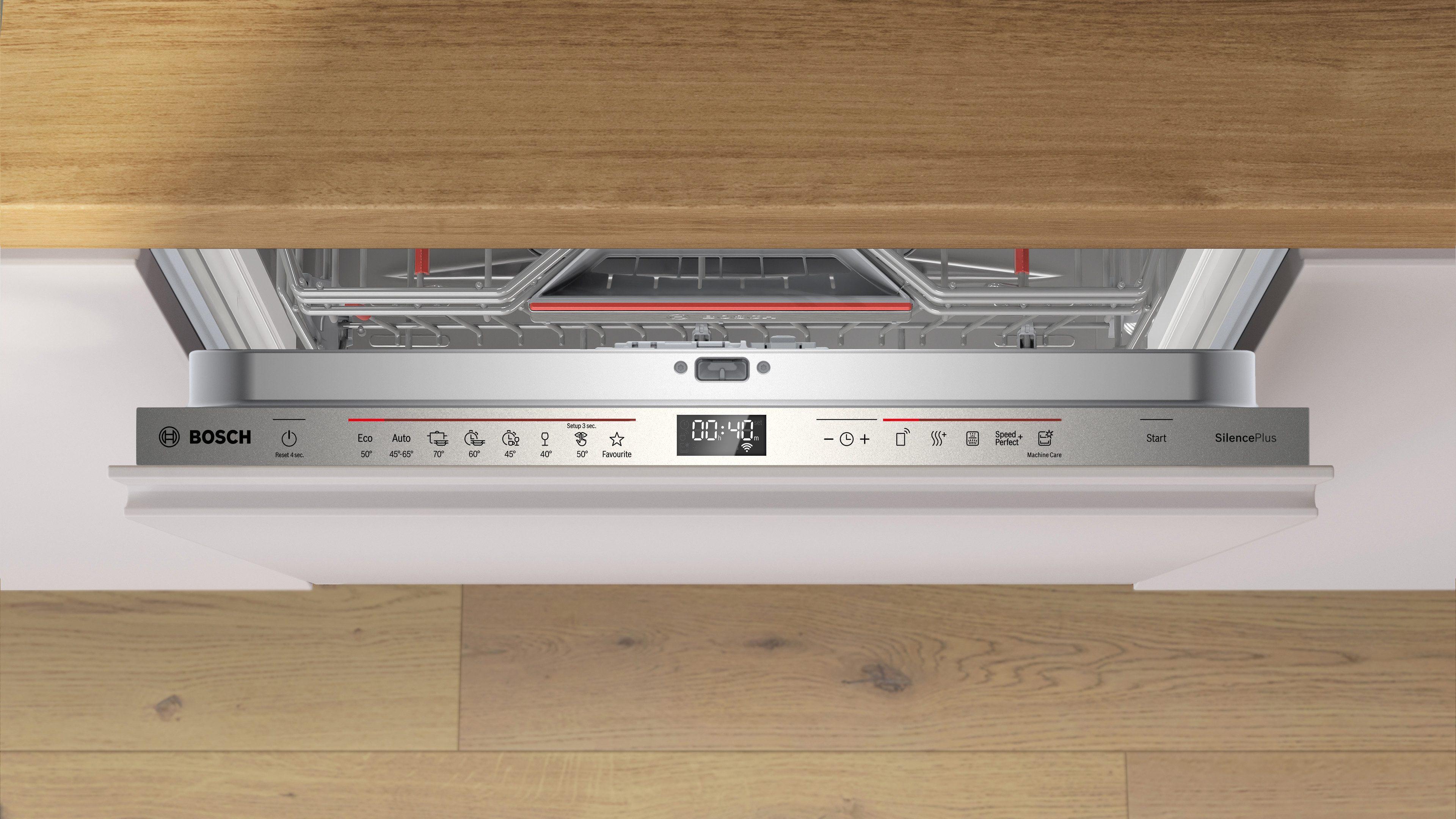 BOSCH Volledig geïntegreerde vaatwasser SBD6ECX12E, 86,5 cm x 59,8 cm