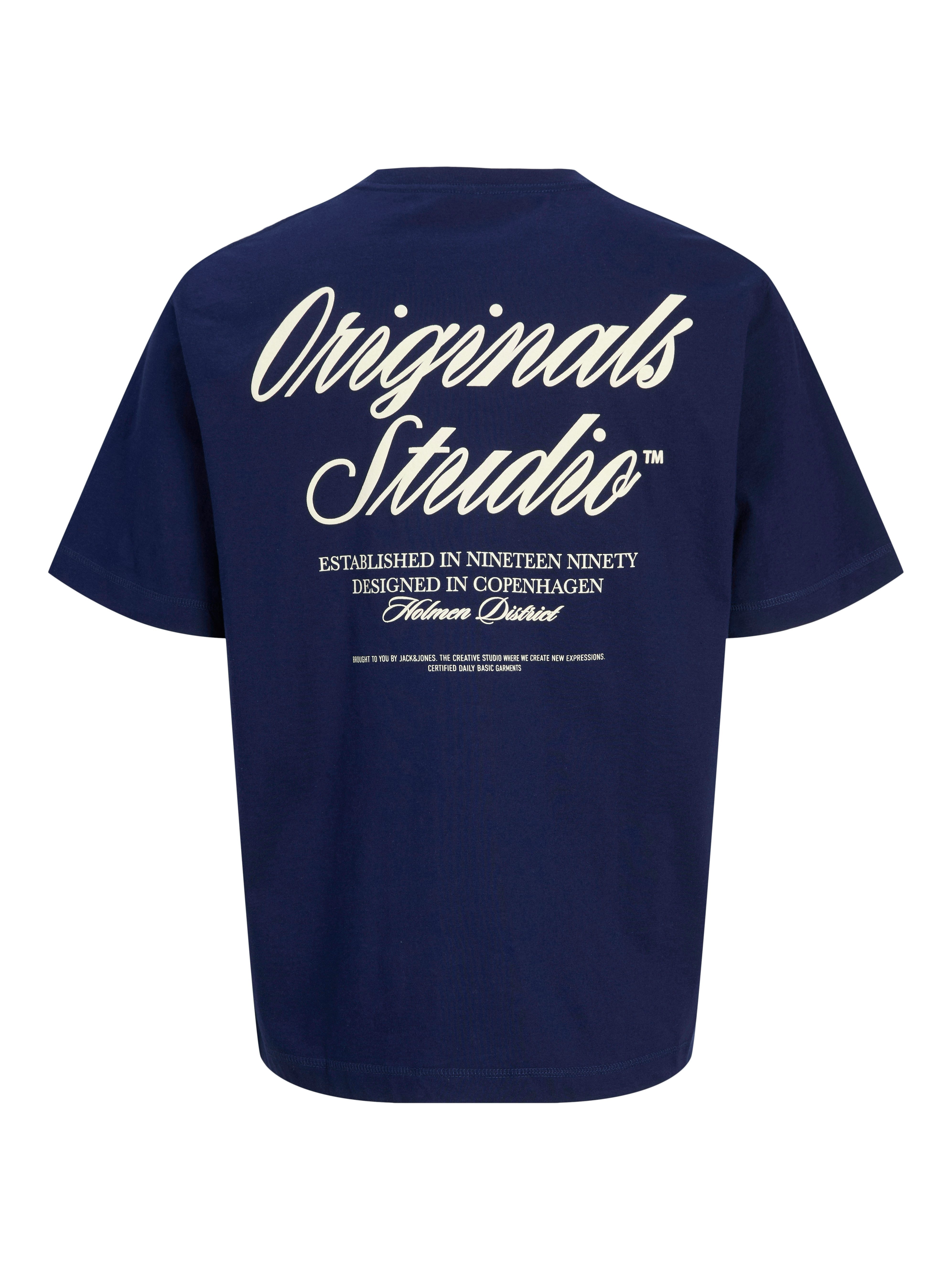 Jack & Jones Shirt met korte mouwen JORNORREBRO TYPO TEE SS CREW NECK NOOS