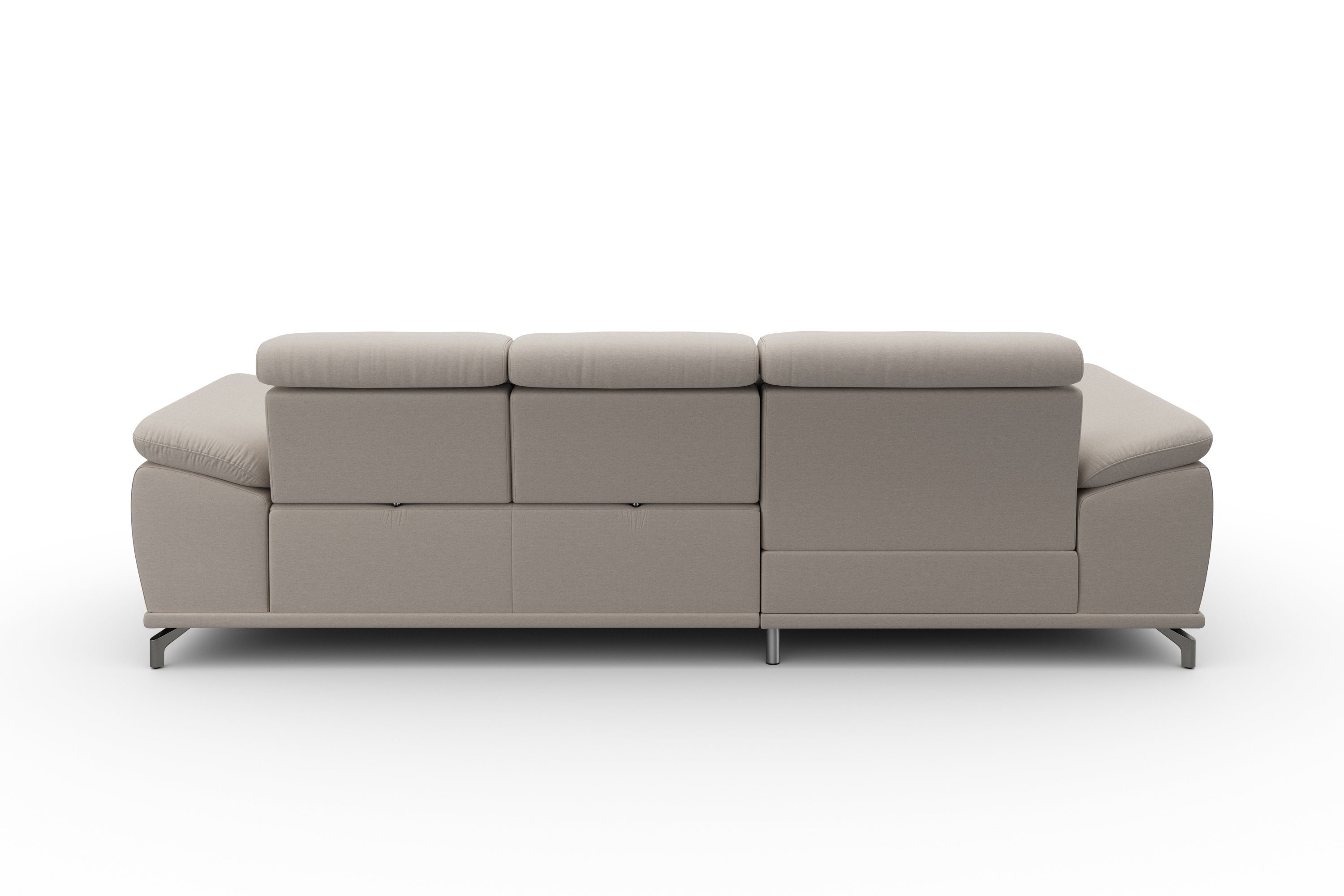 sit&more Hoekbank Cabrio L-vorm, met zitdiepteverstelling, arm- en hoofdsteunverstelling