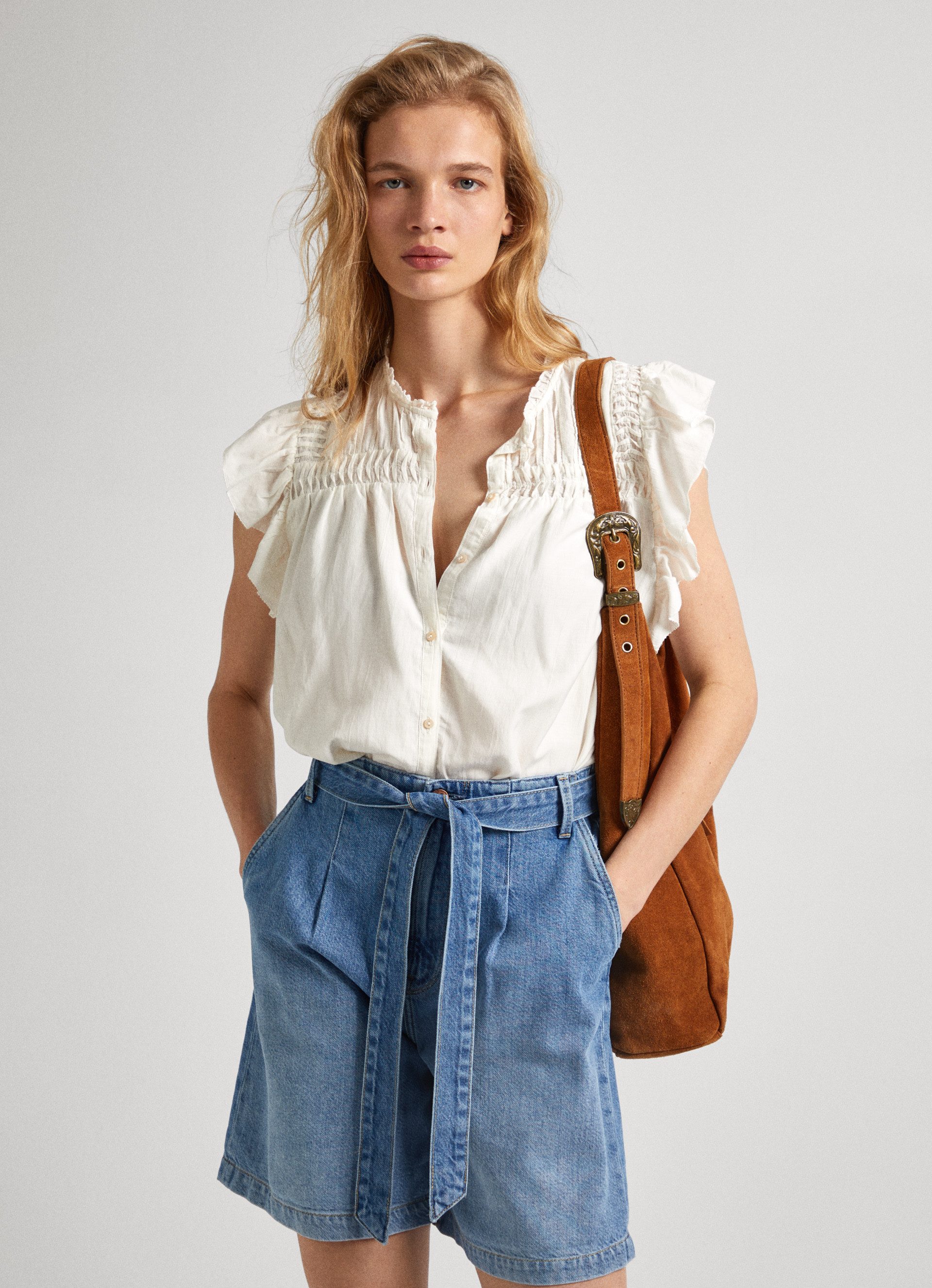 NU 20% KORTING: Pepe Jeans Blouse met korte mouwen Dakota