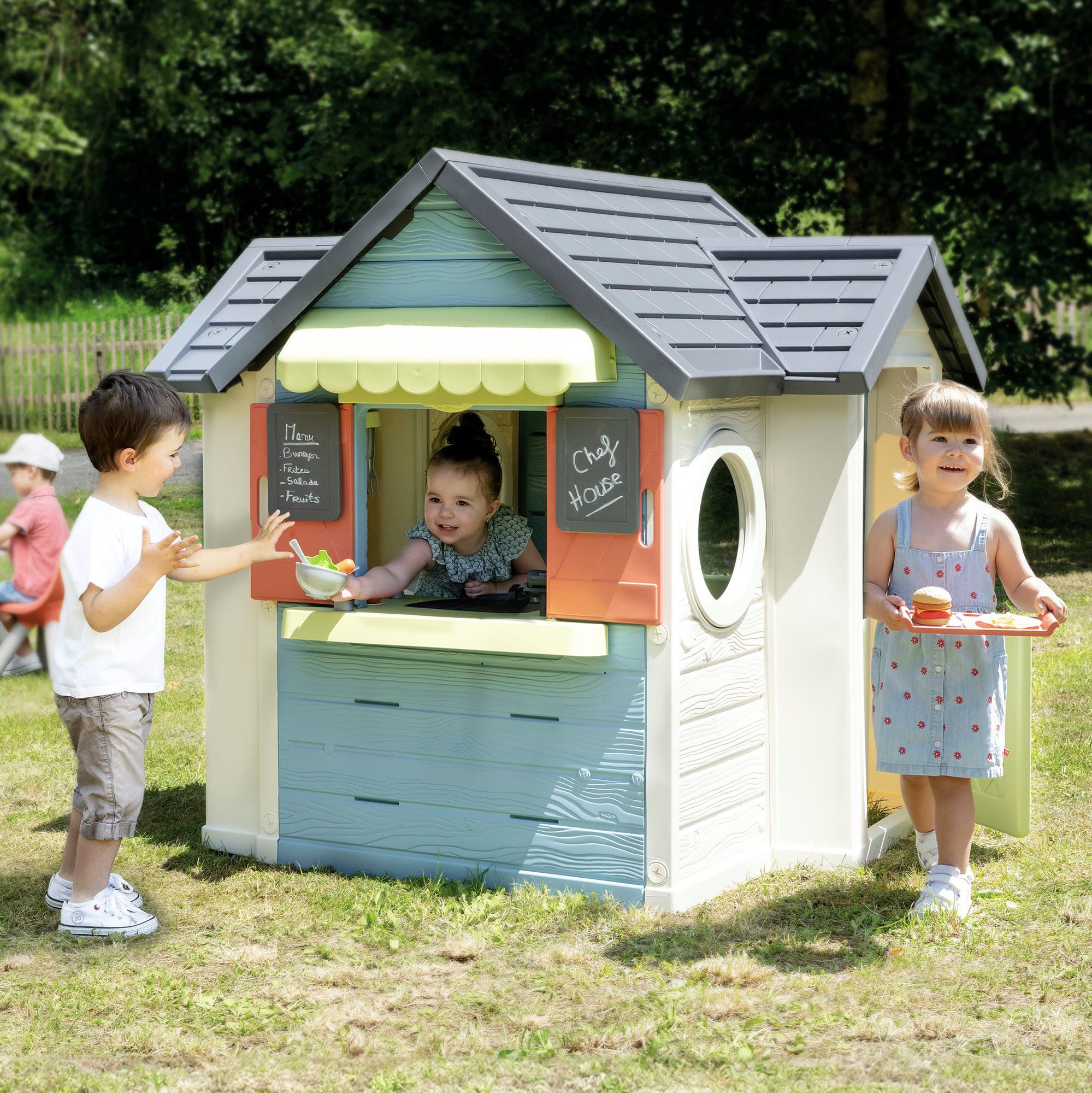 Smoby Speelhuis Smoby Life, Chef Gemaakt in Europa