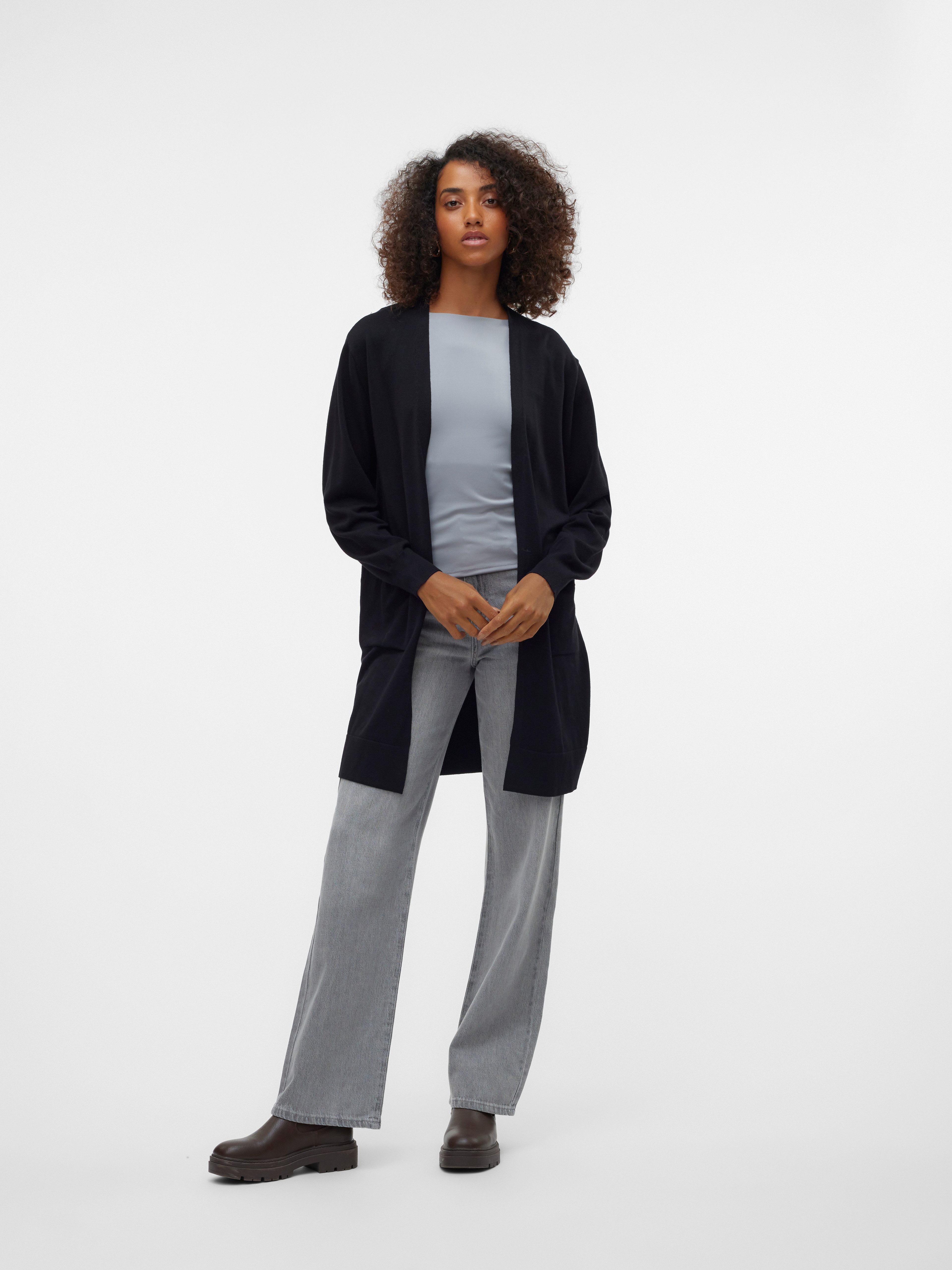 Vero Moda Lang vest VMSILJE LS OPEN CARDIGAN GA NOOS