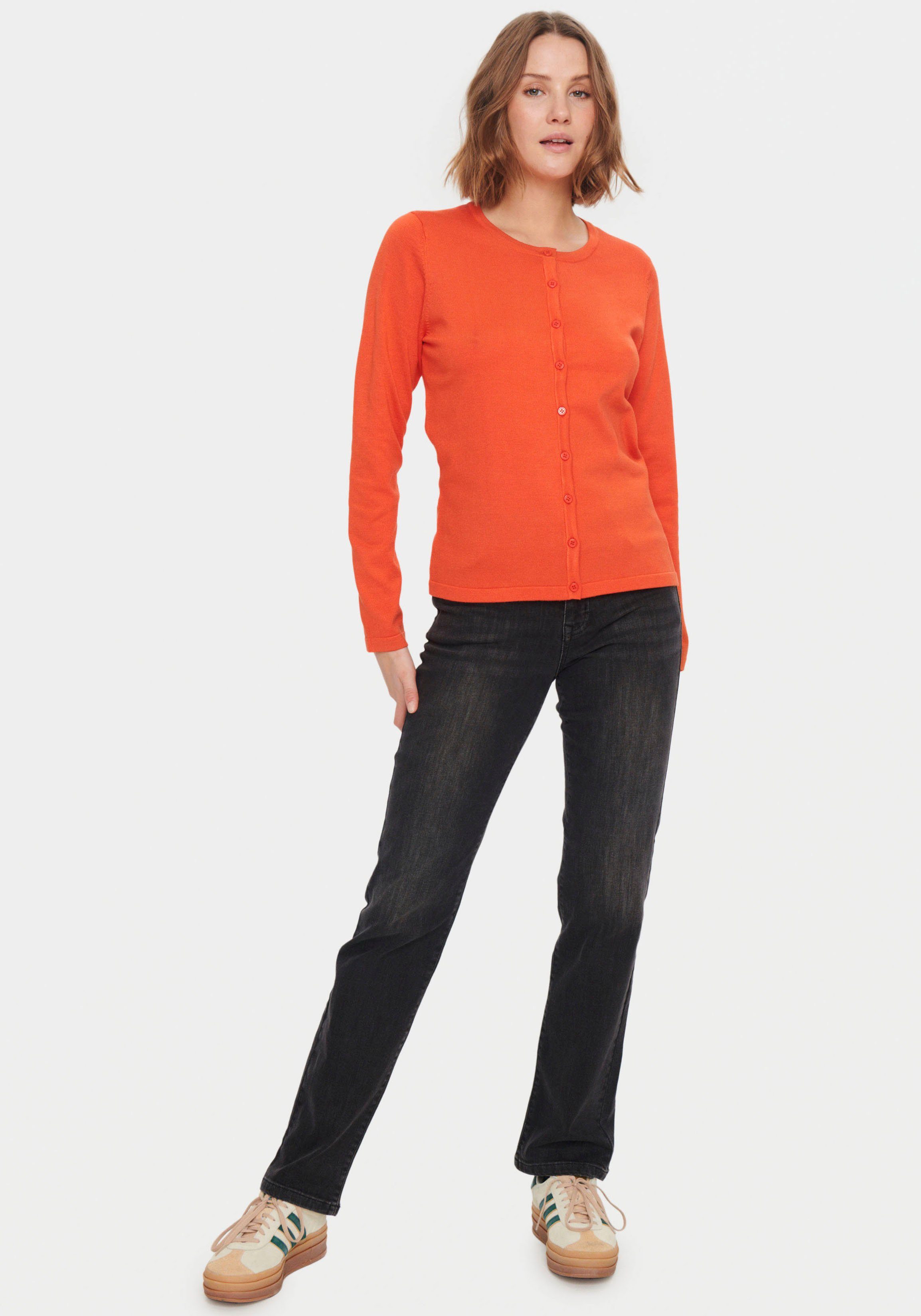 Saint Tropez Vest A8661 MilaSZ R-Neck Cardigan