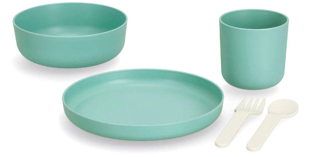 Zeller Present Kinderservies-set (per 1 bord, kom, mok, vork, lepel) (set, 5-delig)