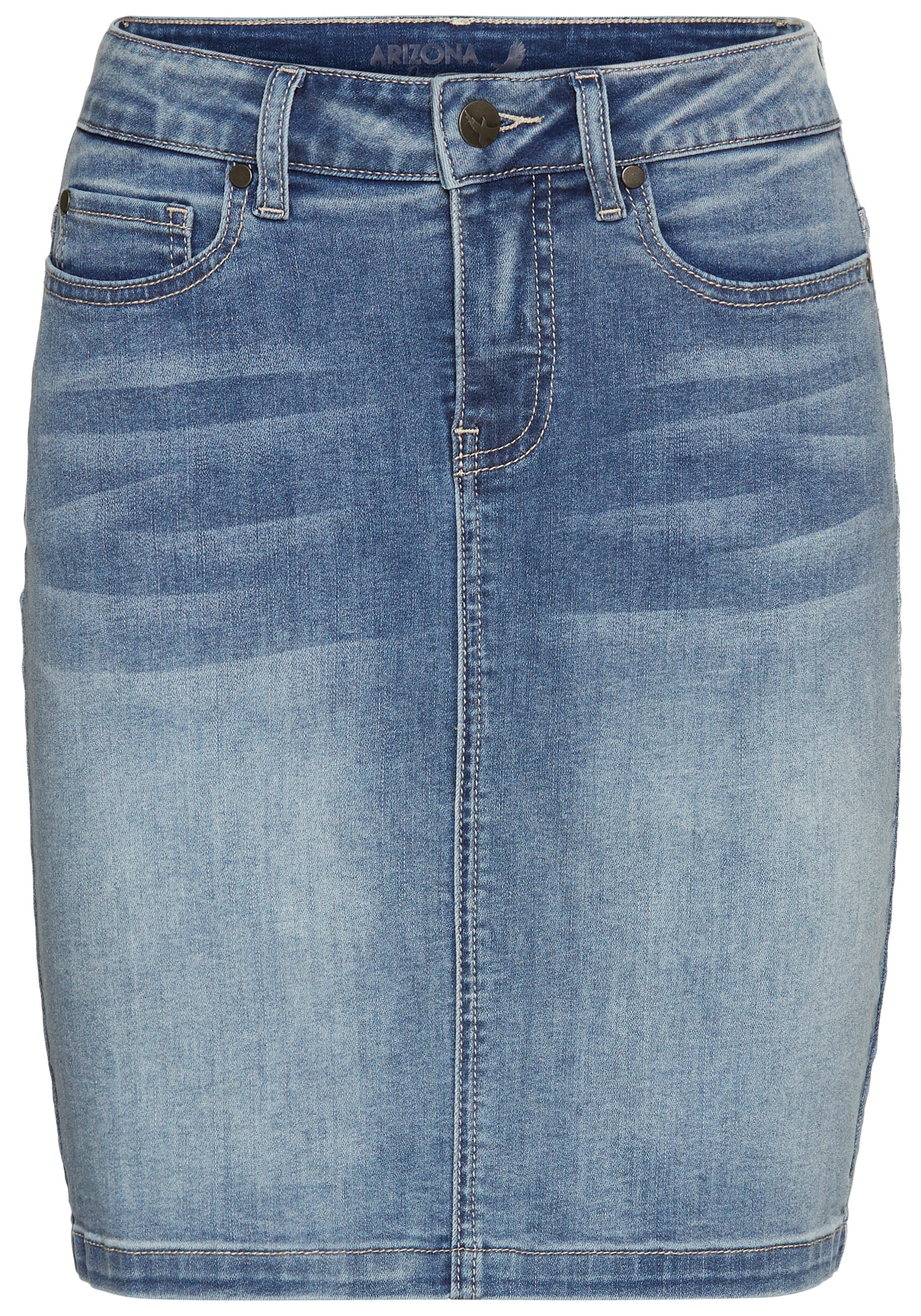 Arizona Jeans rok Ultra Stretch extra smal gesneden