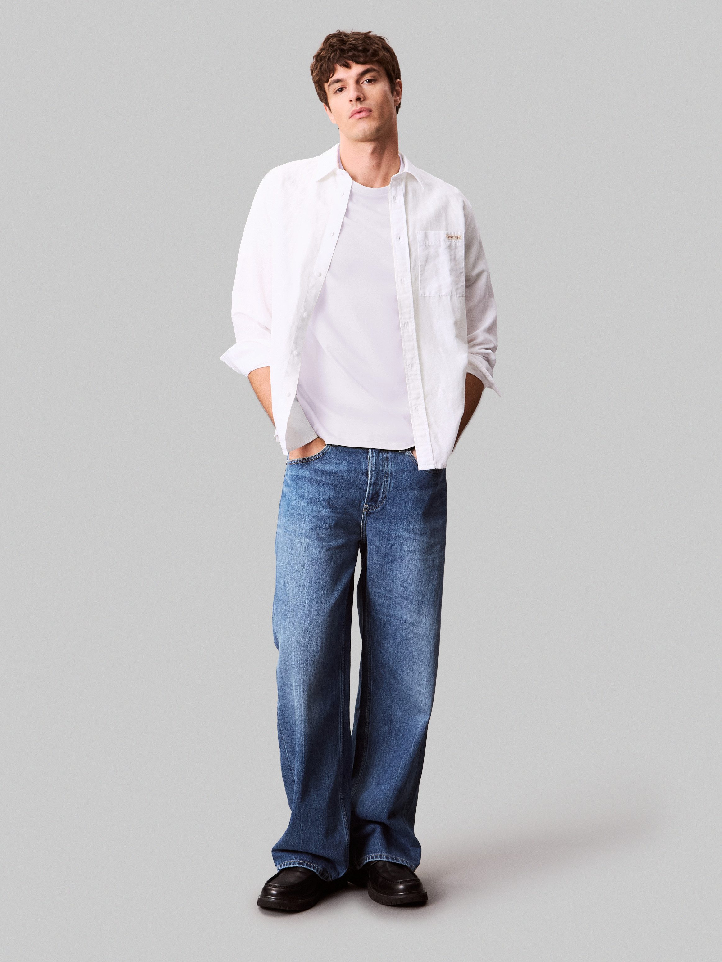 Calvin Klein T-shirt SS SMOOTH CTTN SOLID CREWNK TEE