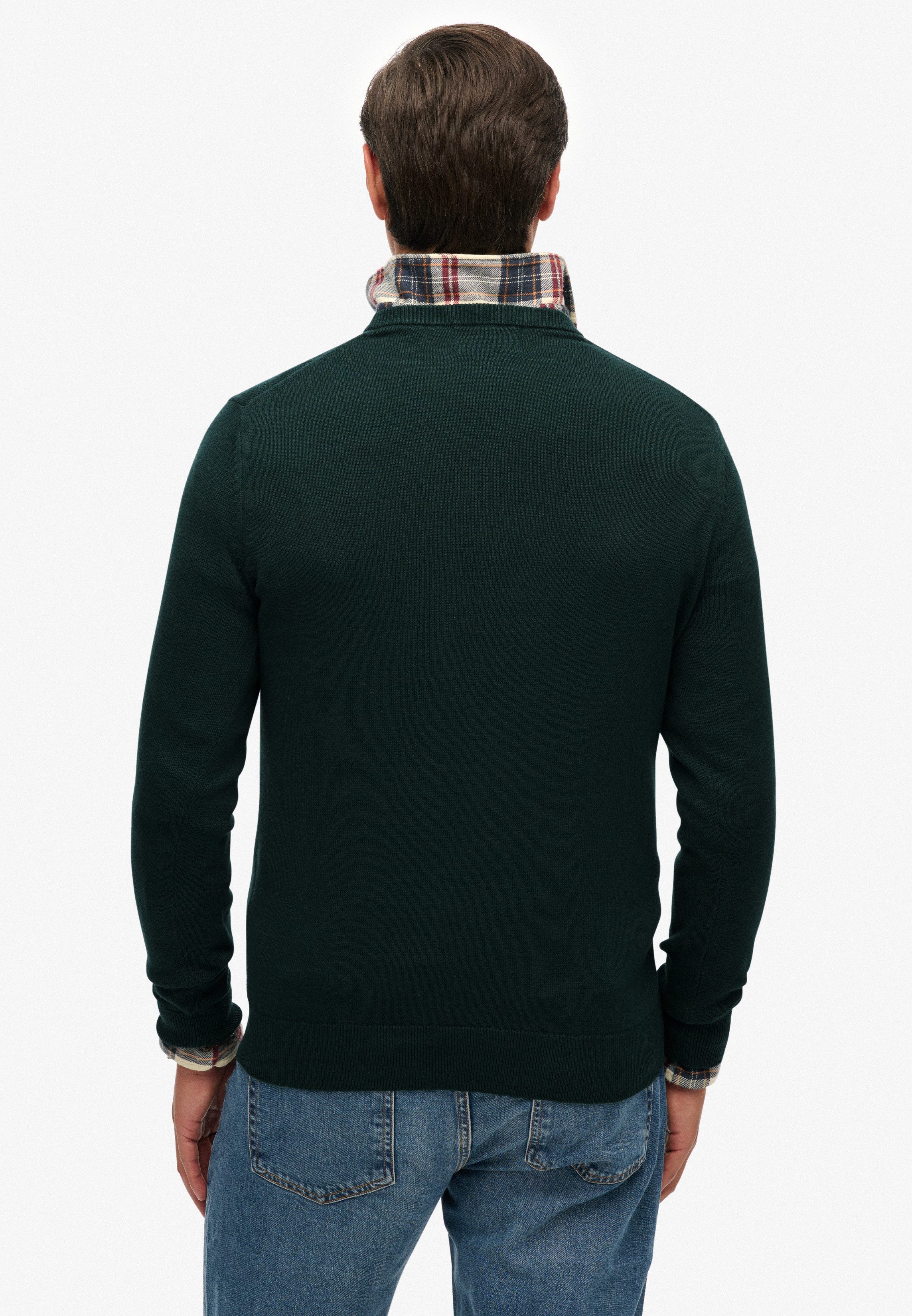 Superdry Gebreide trui ESSENTIALS COTTON JUMPER