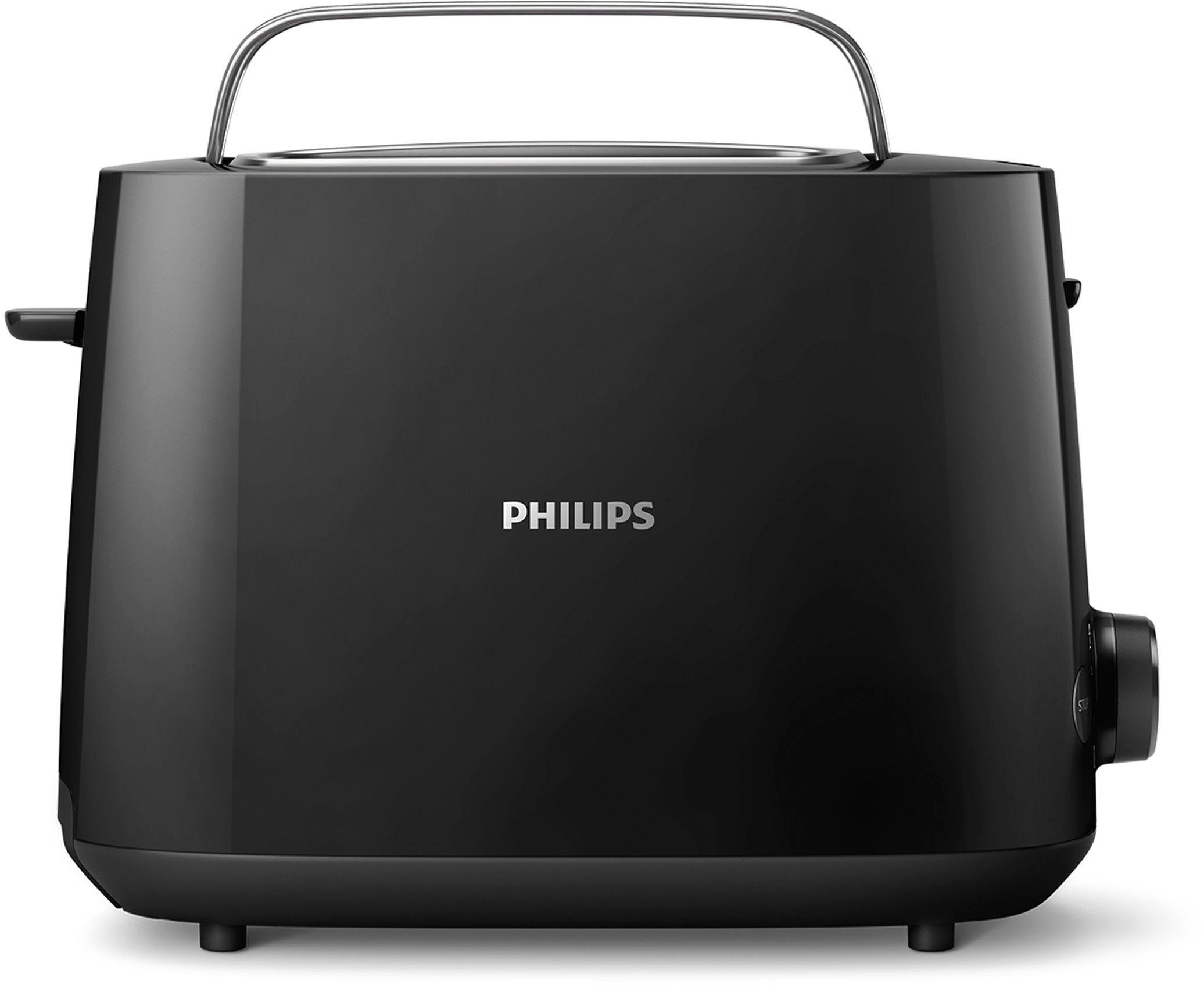 Philips Toaster HD2581/90 Daily Collection Broodjesopzet, kruimellade, 8 bruiningsniveaus, zwart