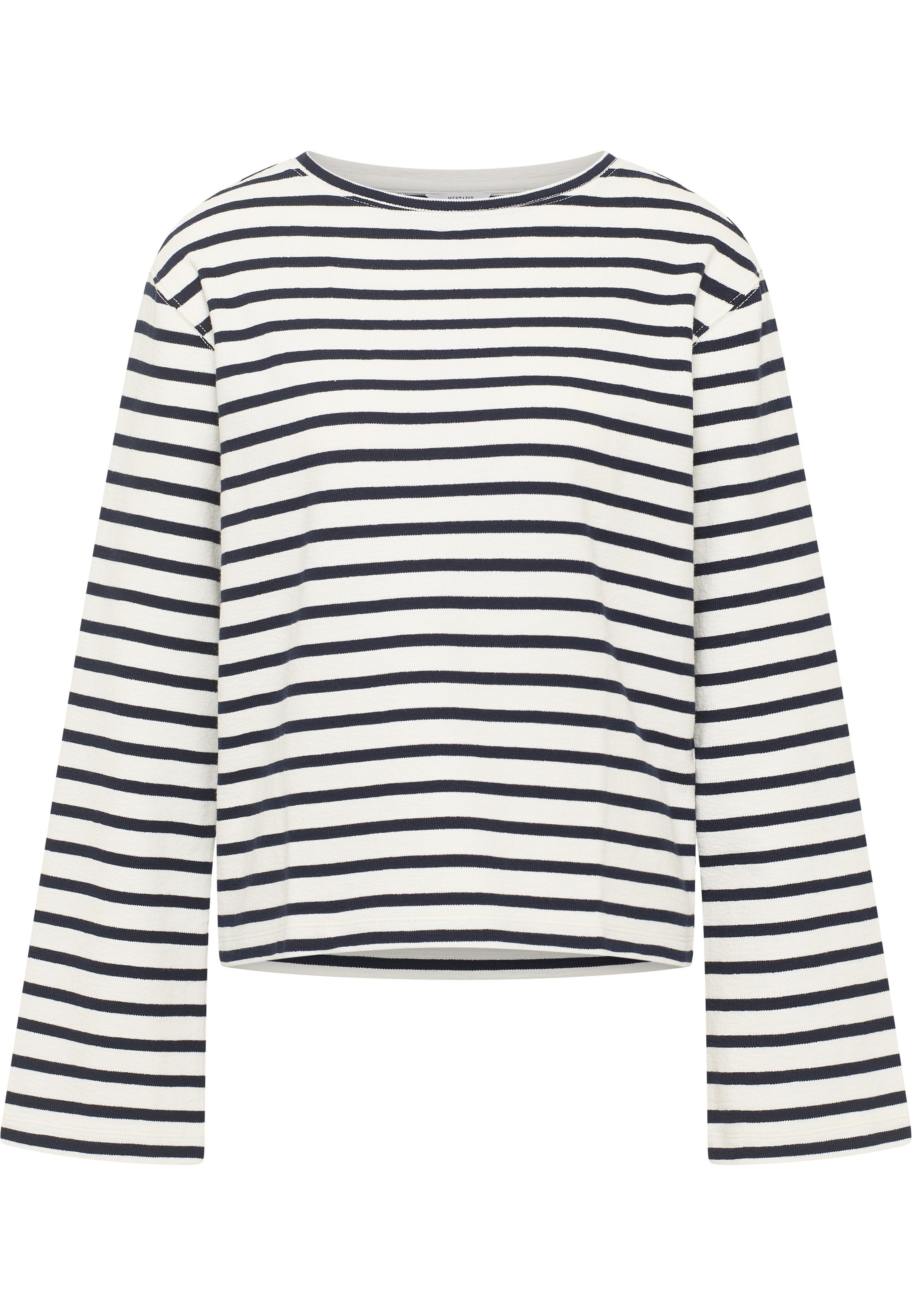 MUSTANG Shirt met lange mouwen Style Sutton met streepmotief
