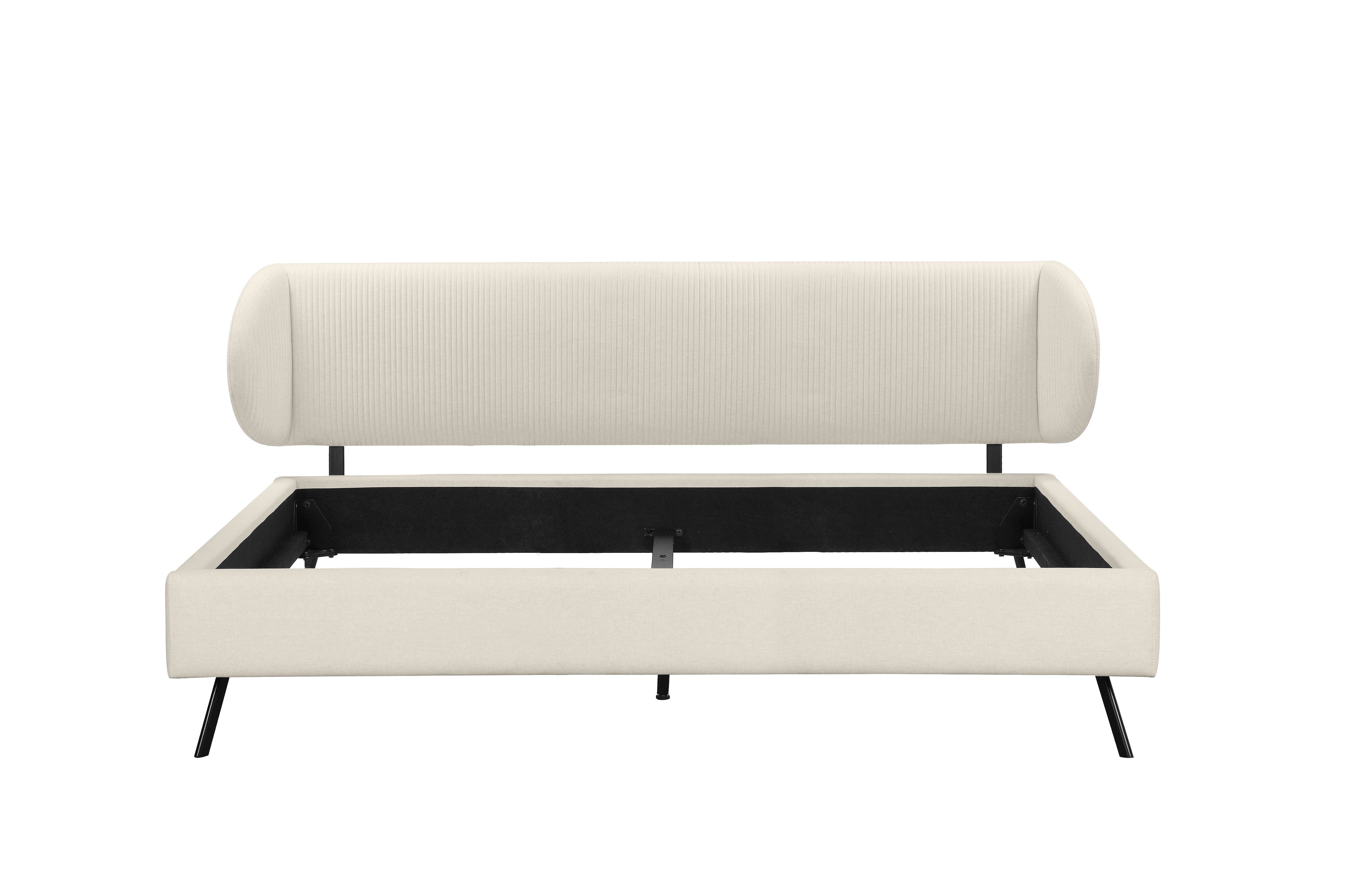 Guido Maria Kretschmer Home&Living Gestoffeerd bed Swantje in 3 breedten en 4 kleuren