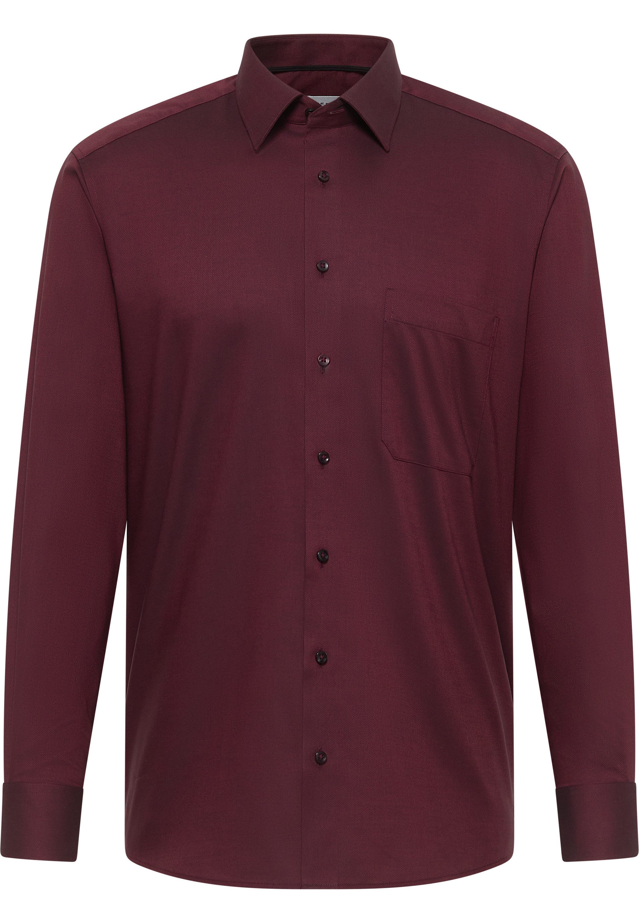 Eterna Overhemd met lange mouwen Comfort fit NON IRON (strijkvrij)