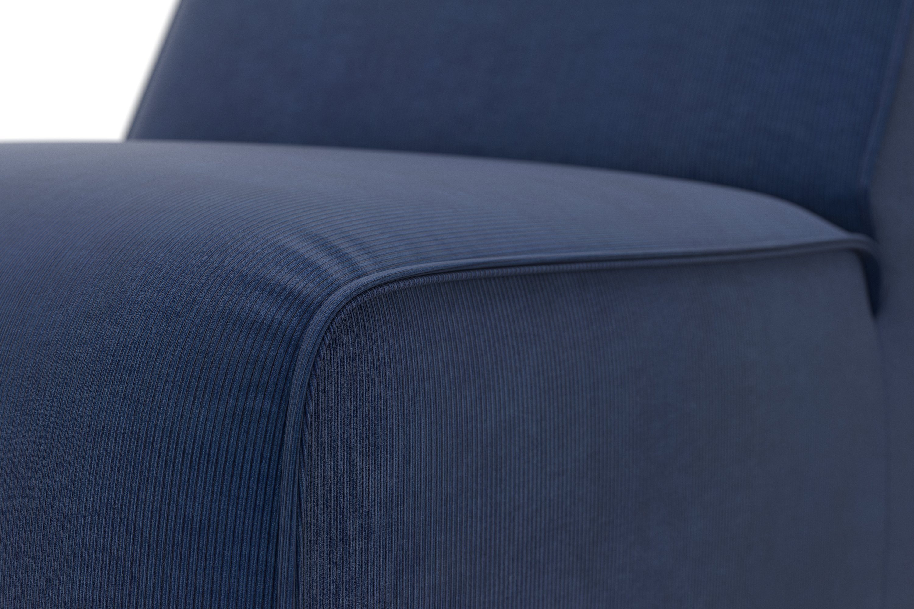 RAUM.ID Fauteuil Merid sofa-middenelement, afmetingen B/D/H: 84/97/46 cm als module of apart te gebruiken, voor individuele samenstelling