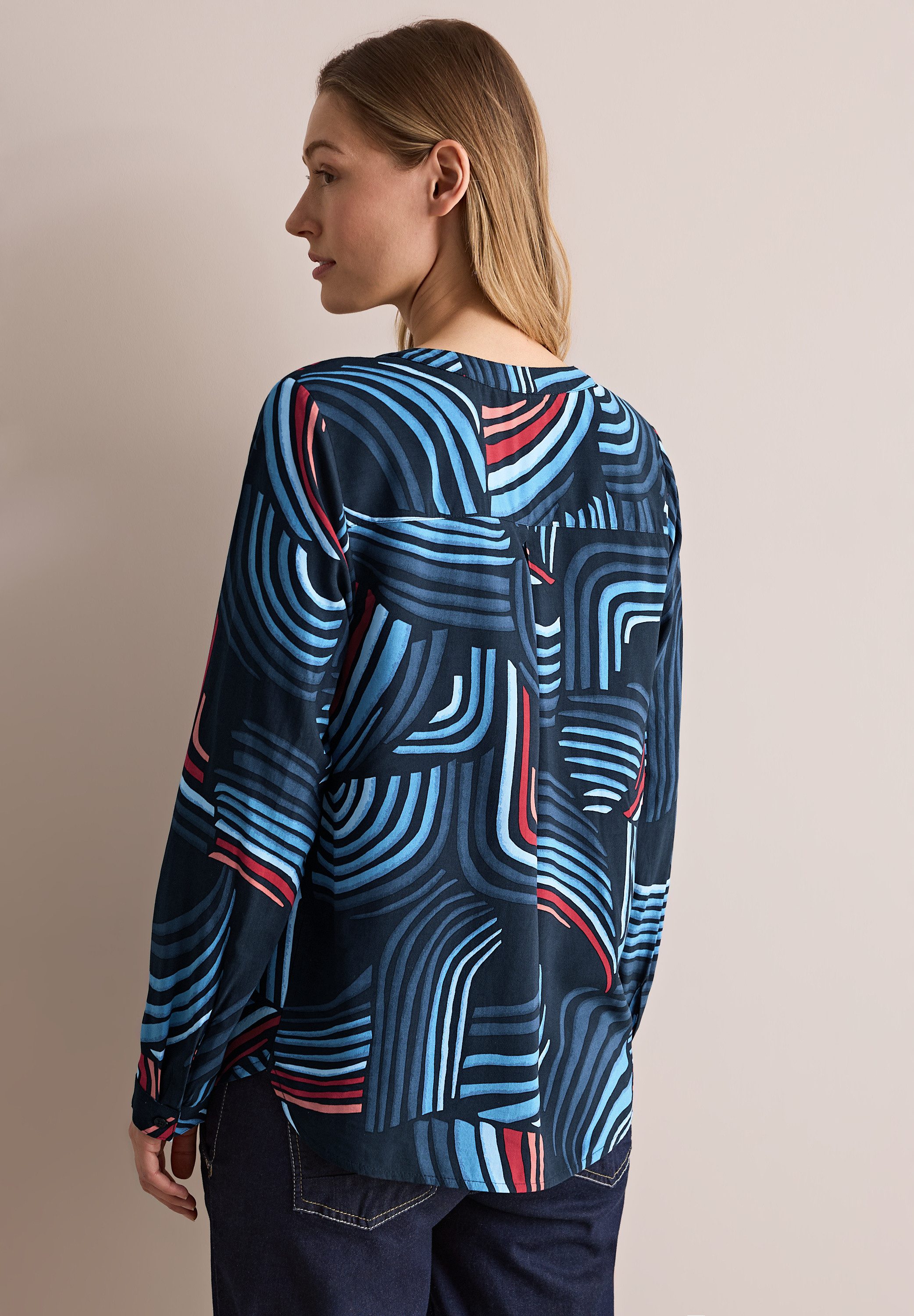 Cecil Blouse met lange mouwen met print all-over