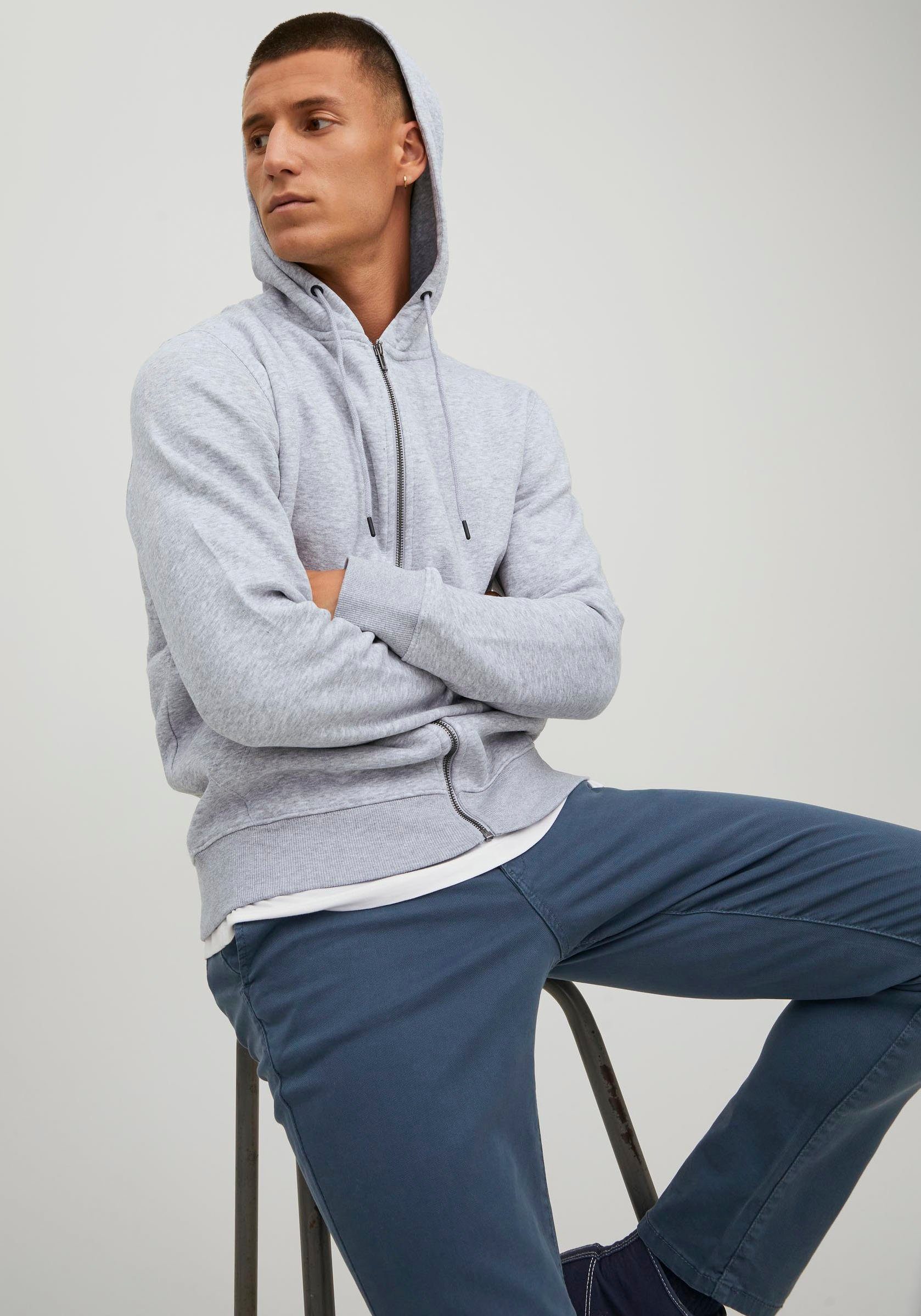 Jack & Jones Capuchonsweatvest STAR BASIC SWEAT ZIP HOOD