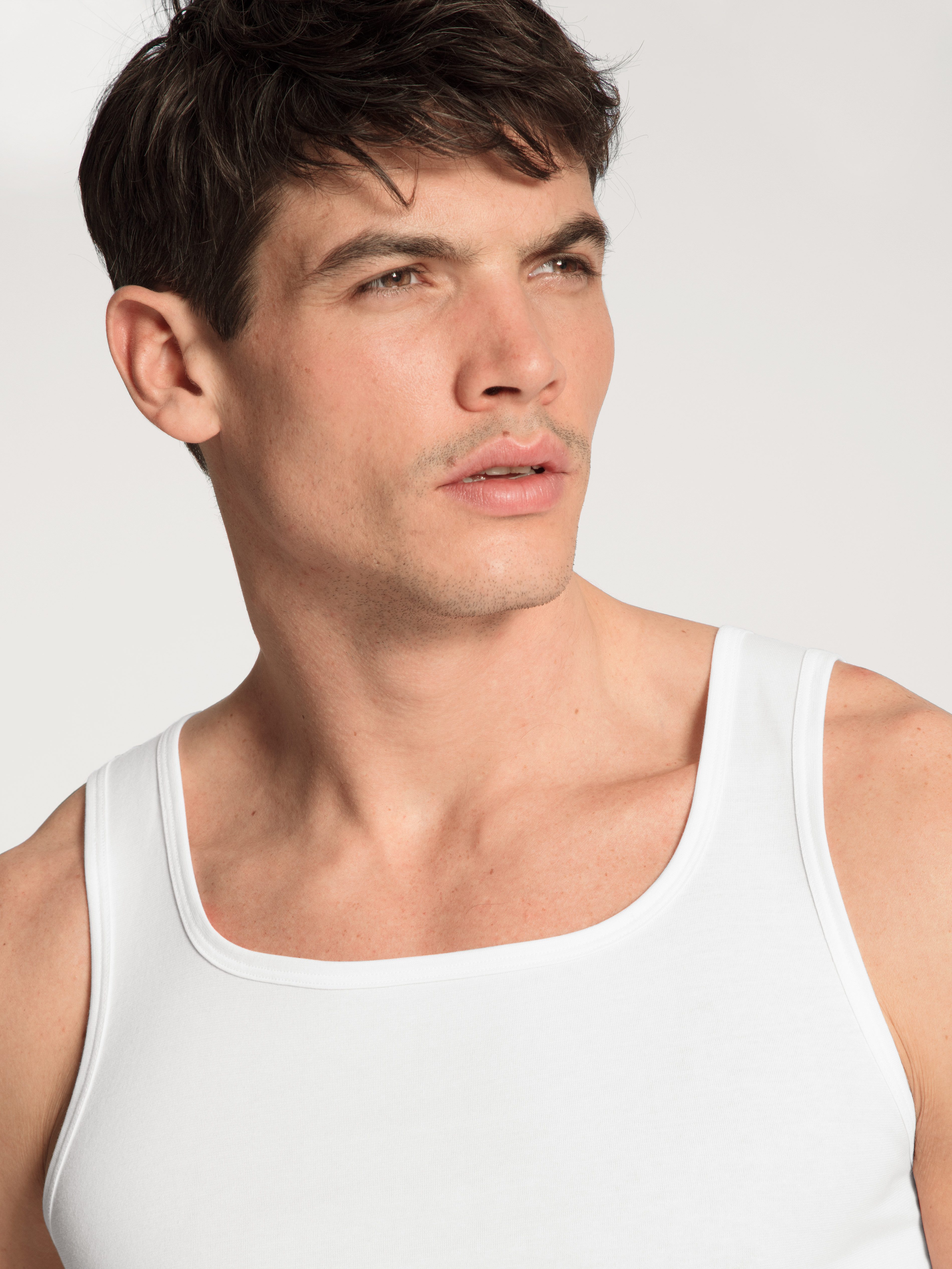 CALIDA Muscle-shirt met carréhals
