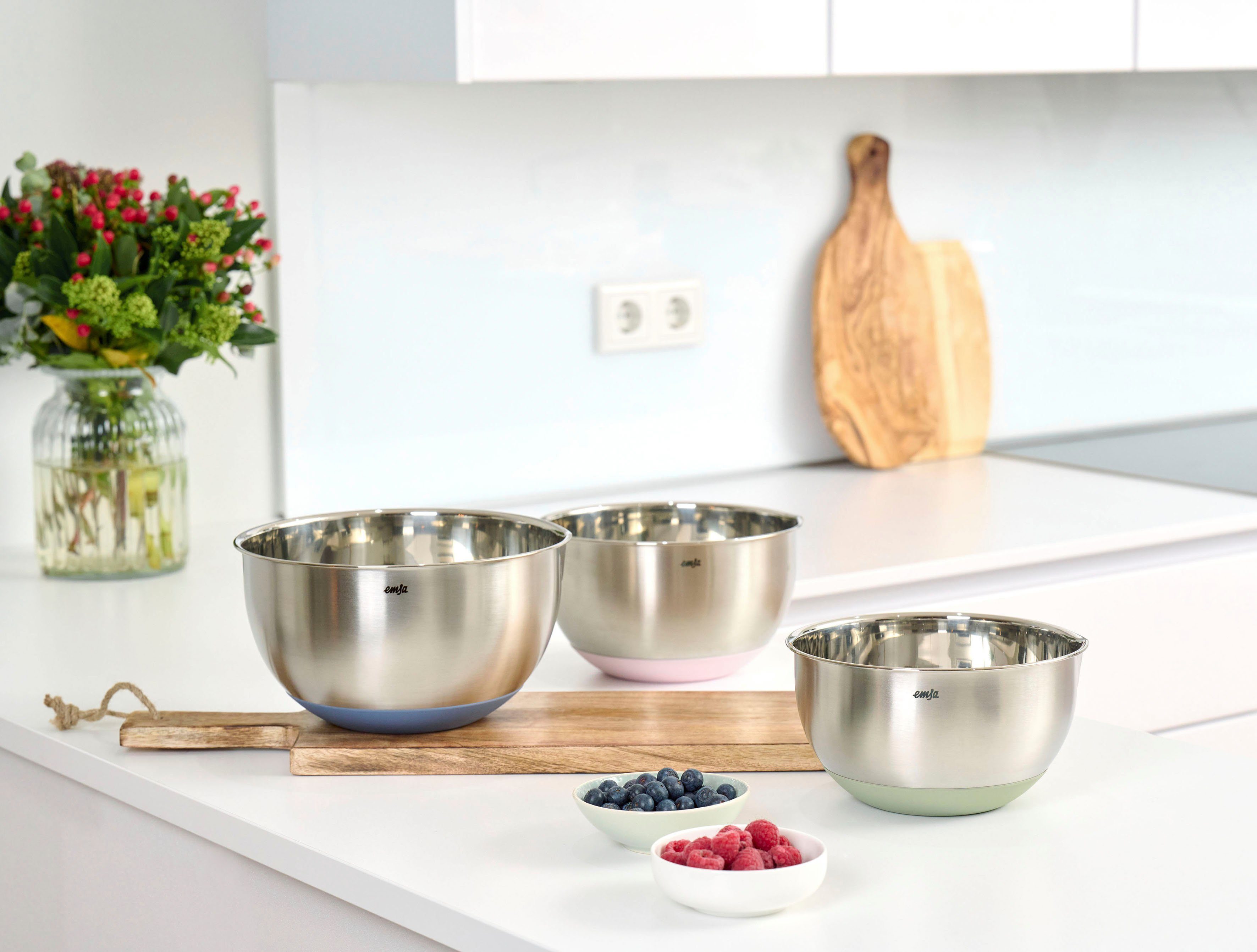 Emsa Mengkom Emsa K32720 Prep&Bake 20 cm antislip bodem, gietlip voor nauwkeurig gieten (1-delig)