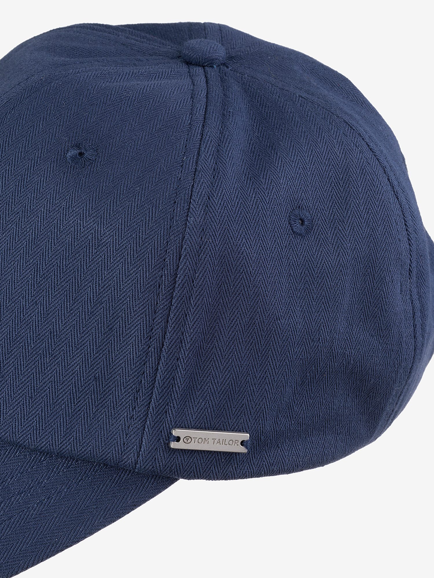 Tom Tailor Baseball pet met subtiele visgraatstructuur