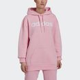 adidas performance sweatshirt essentials oversize fleece hoodie roze