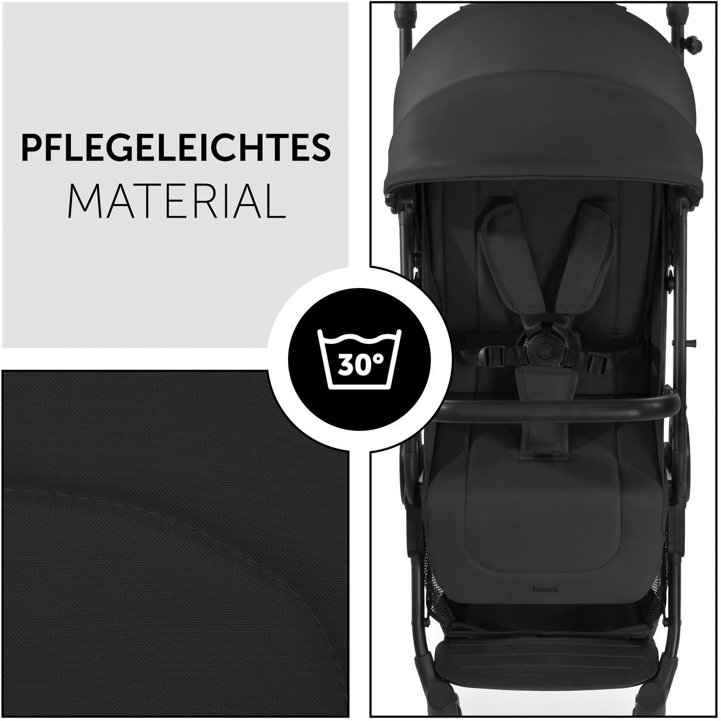 Hauck Kinder-buggy Travel N Care, black