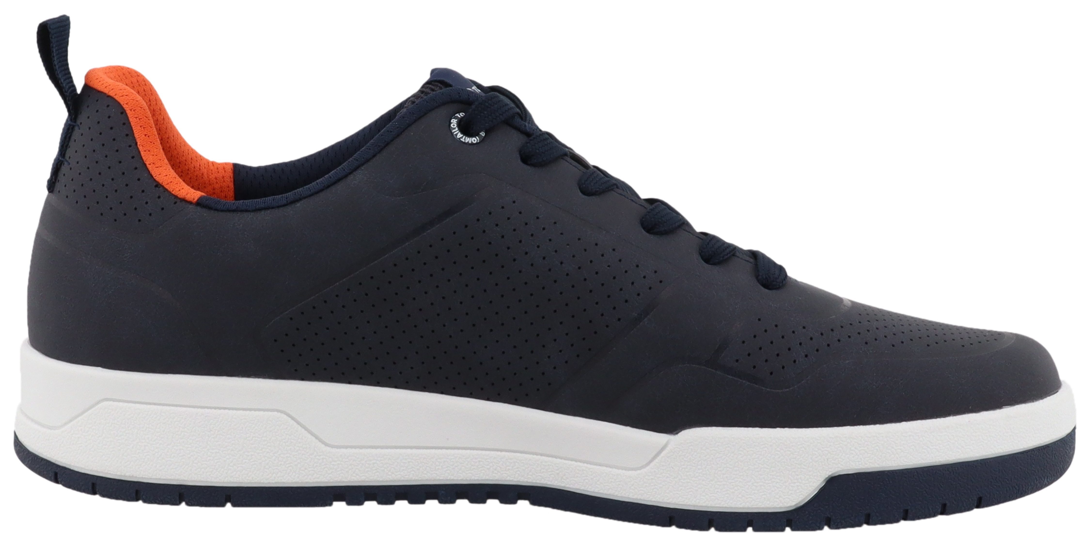 Tom Tailor Plateausneakers , vrijetijdsschoen, lage schoen, veterschoen met perforatie