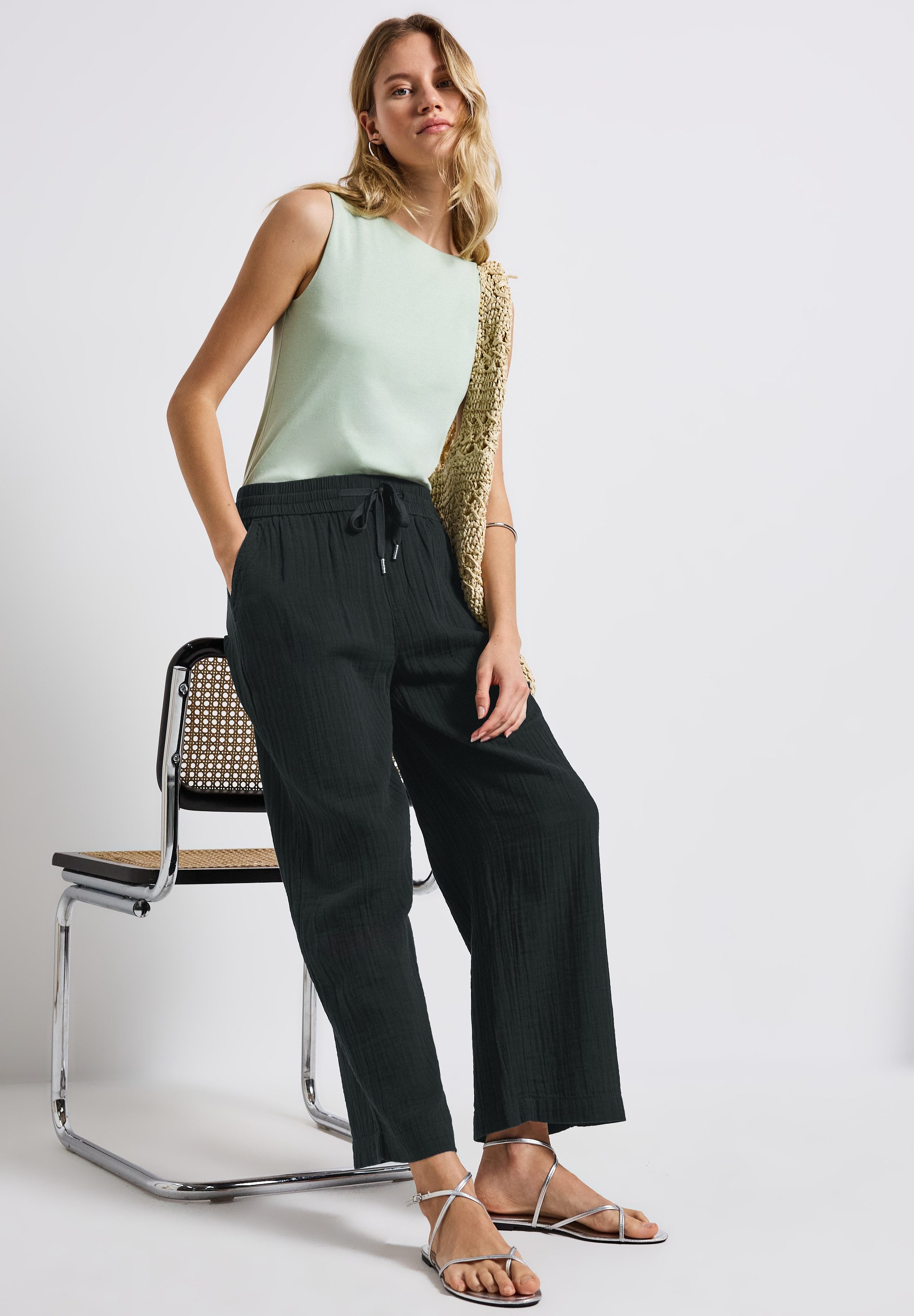 STREET ONE Stoffen broek