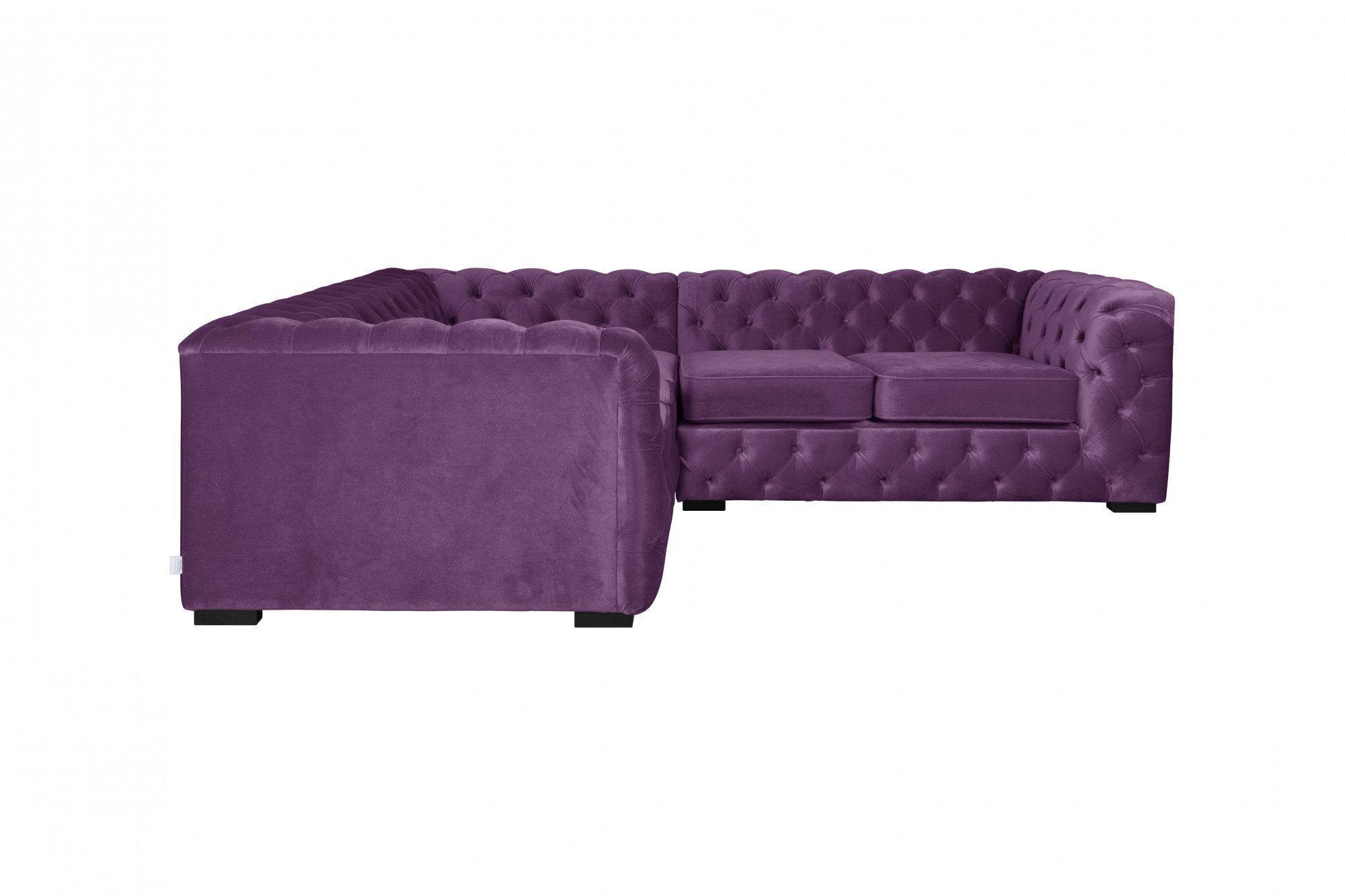 Home affaire Chesterfield-bank KALINA L-vorm hoogwaardig chesterfield design, zeer hoogwaardige afwerking