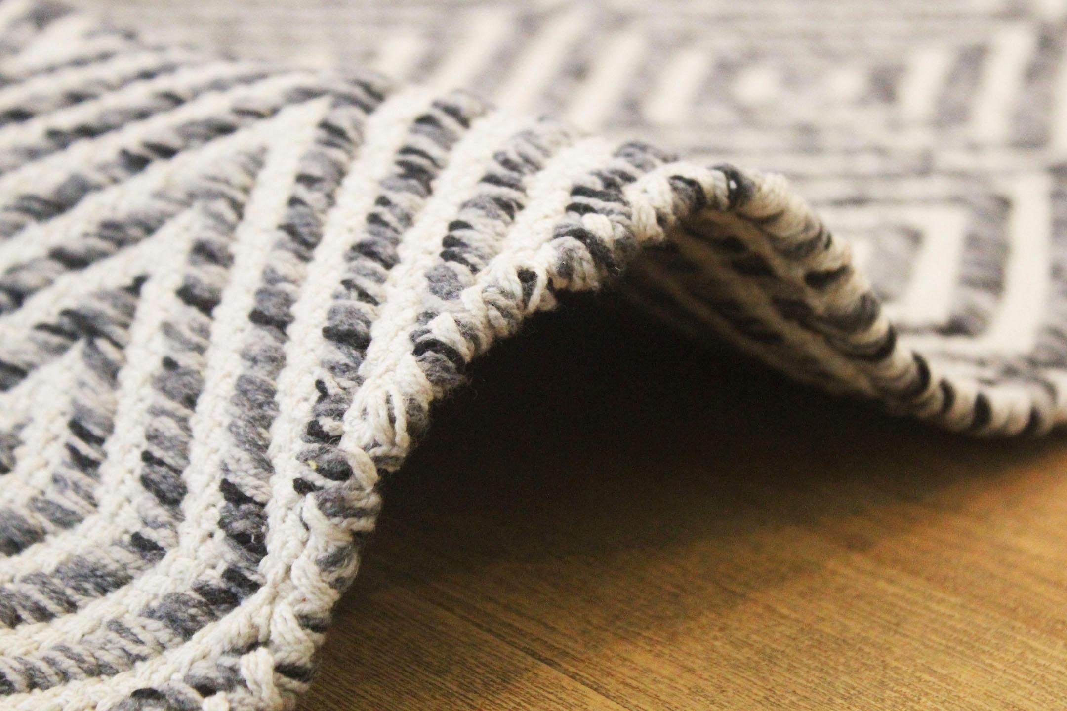 calo-deluxe Vloerkleed Luba 333 puur katoen, woonkamer