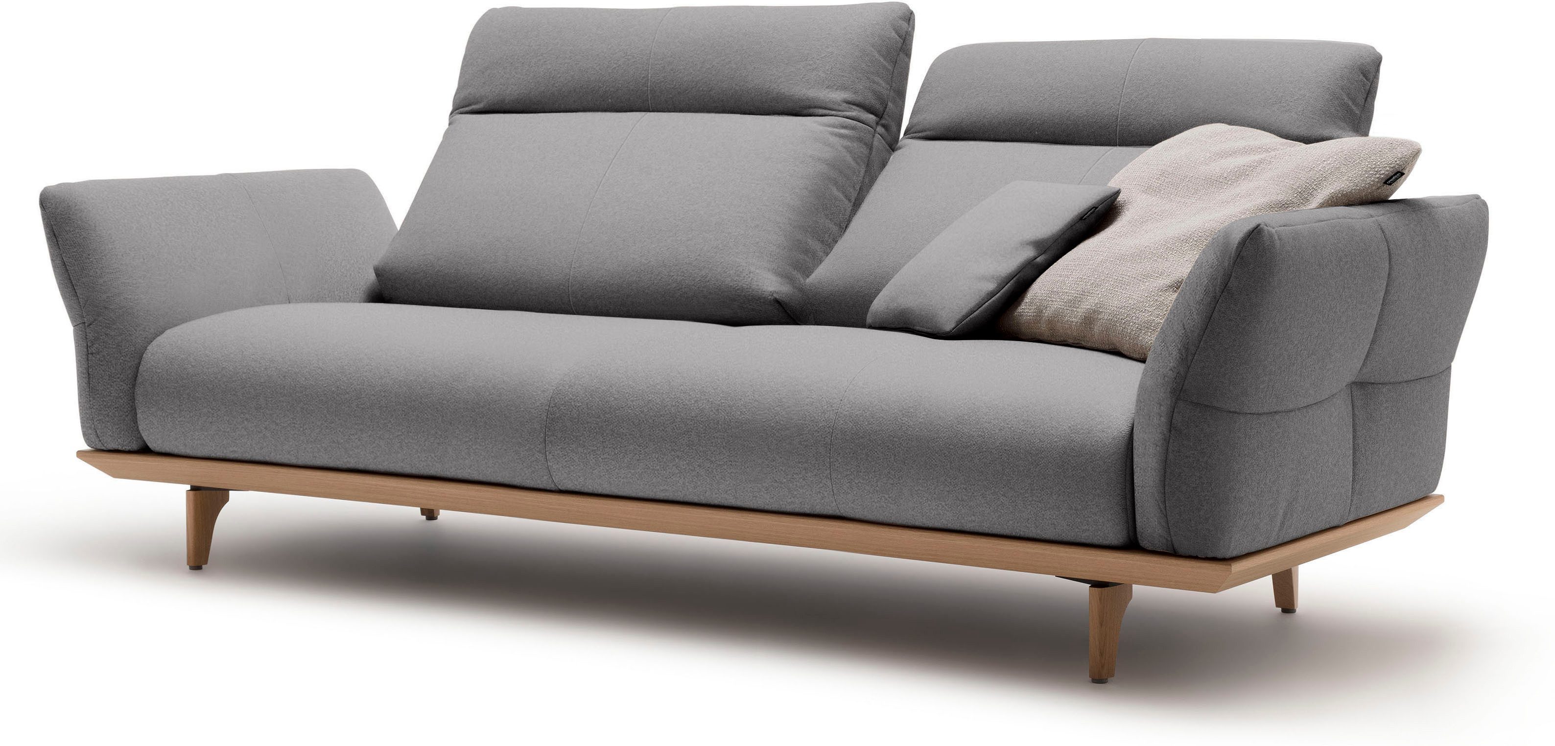 Creation BY ROLF BENZ 3-zitsbank CR.460 Onderstel in eiken, poten in natuurlijk eiken, breedte 208 cm
