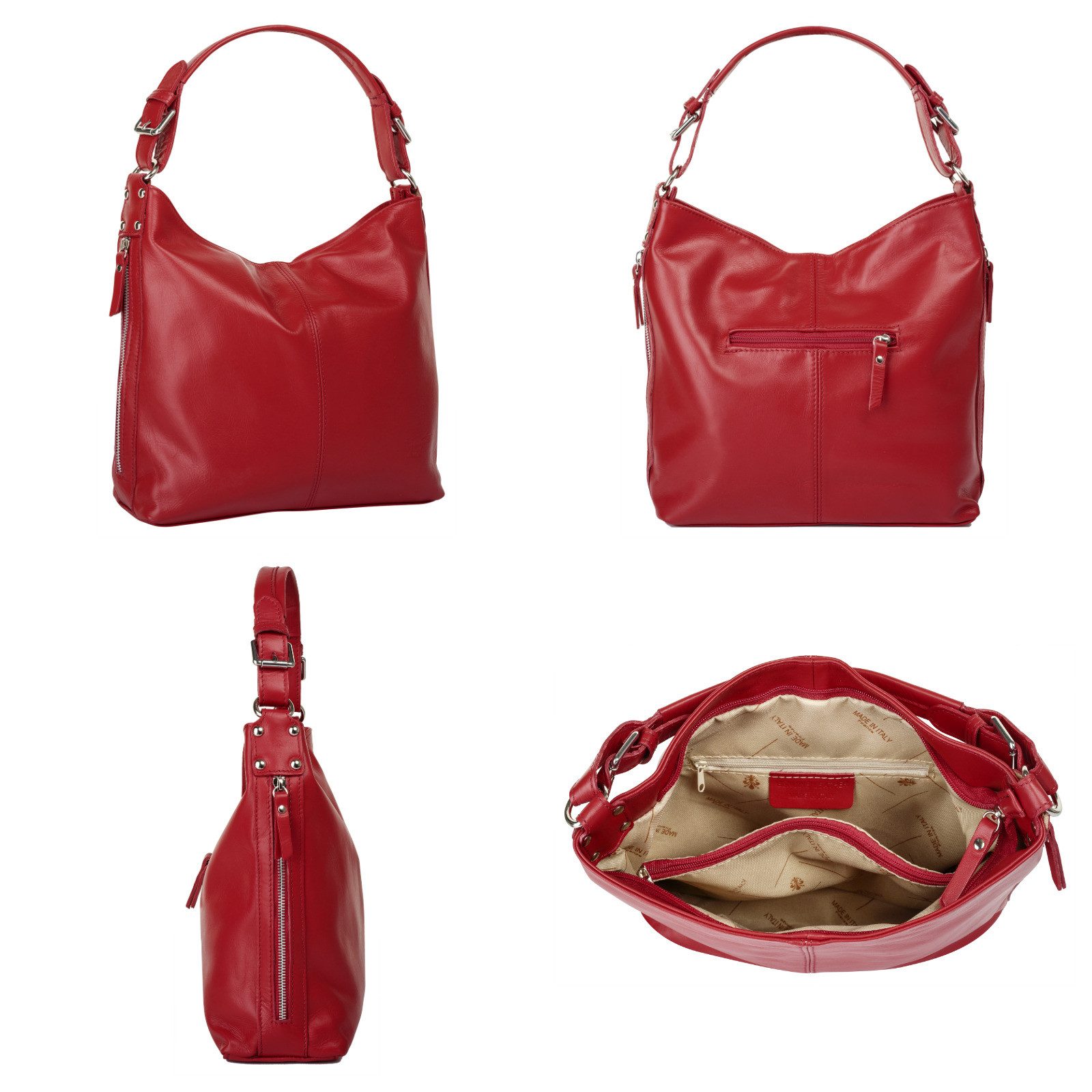 Samantha Look Tas echt leer, made in italy
